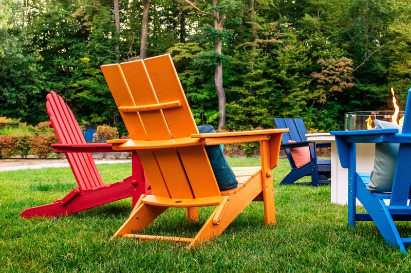 Classic Adirondack and a Modern Adirondack Chair