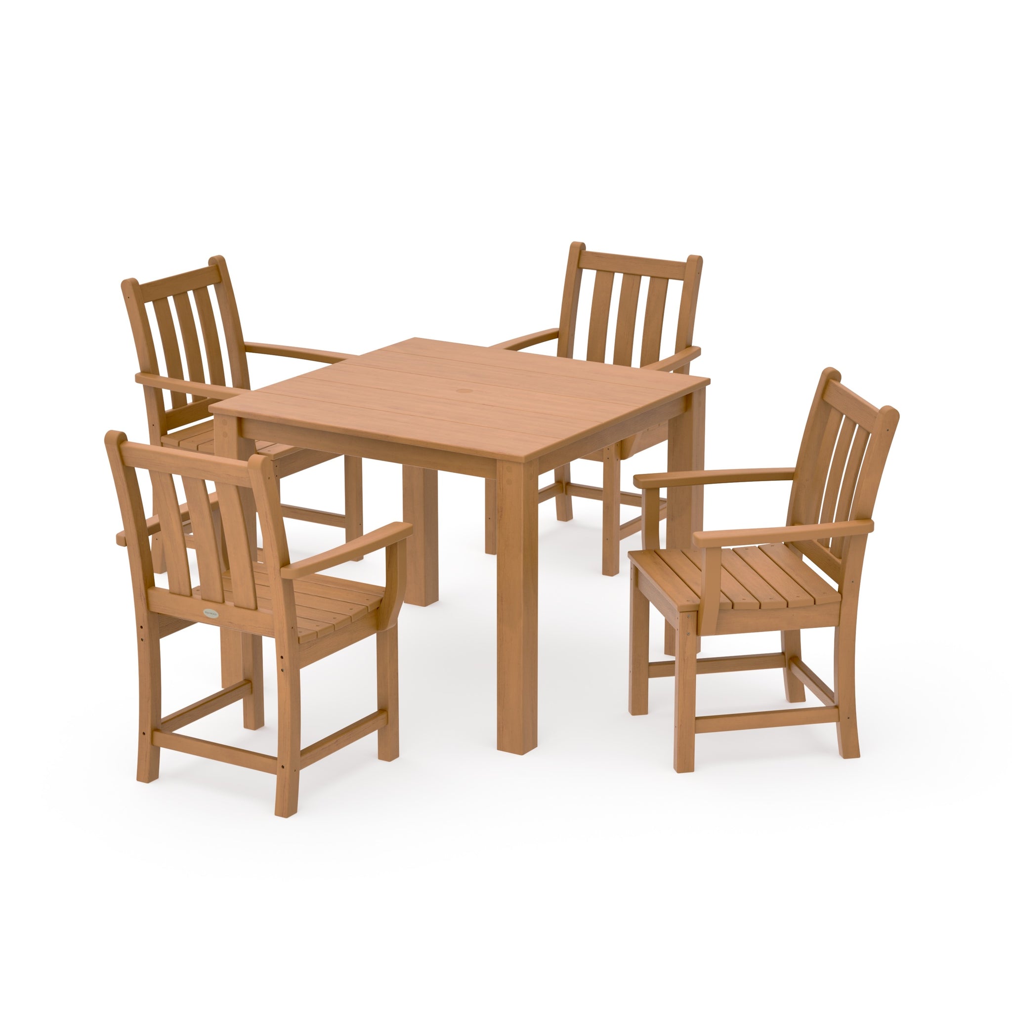 Traditional Garden 5-Piece Parsons Dining Set