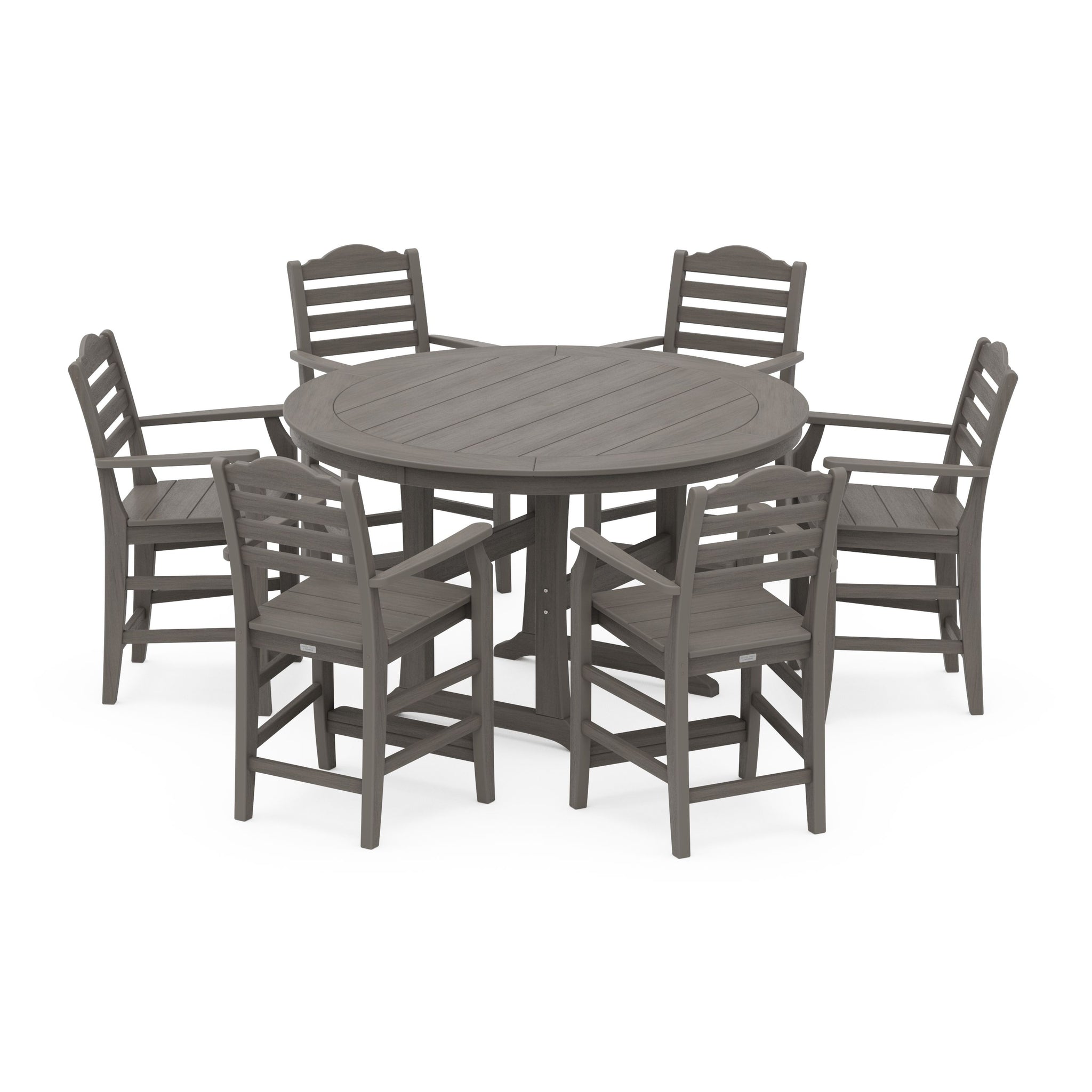 Savannah 7-Piece Arm Chair Round Counter Set
