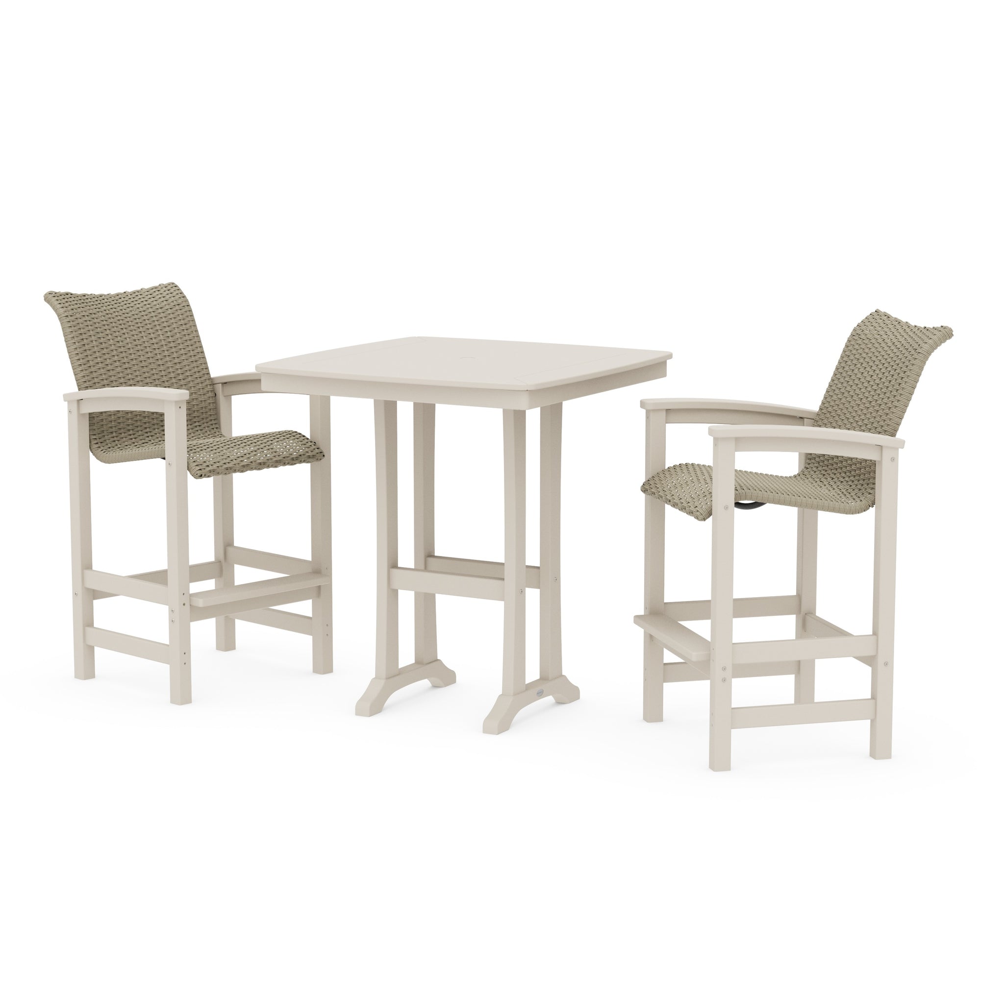 Coastal Woven 3-Piece Bar Set