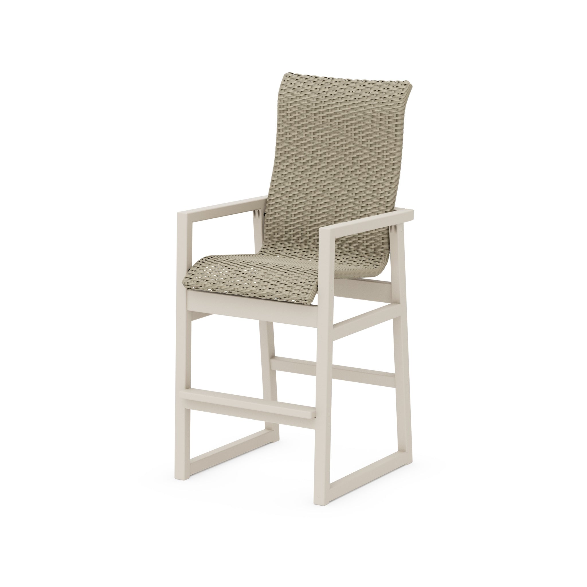 EDGE Woven High-Back Bar Arm Chair