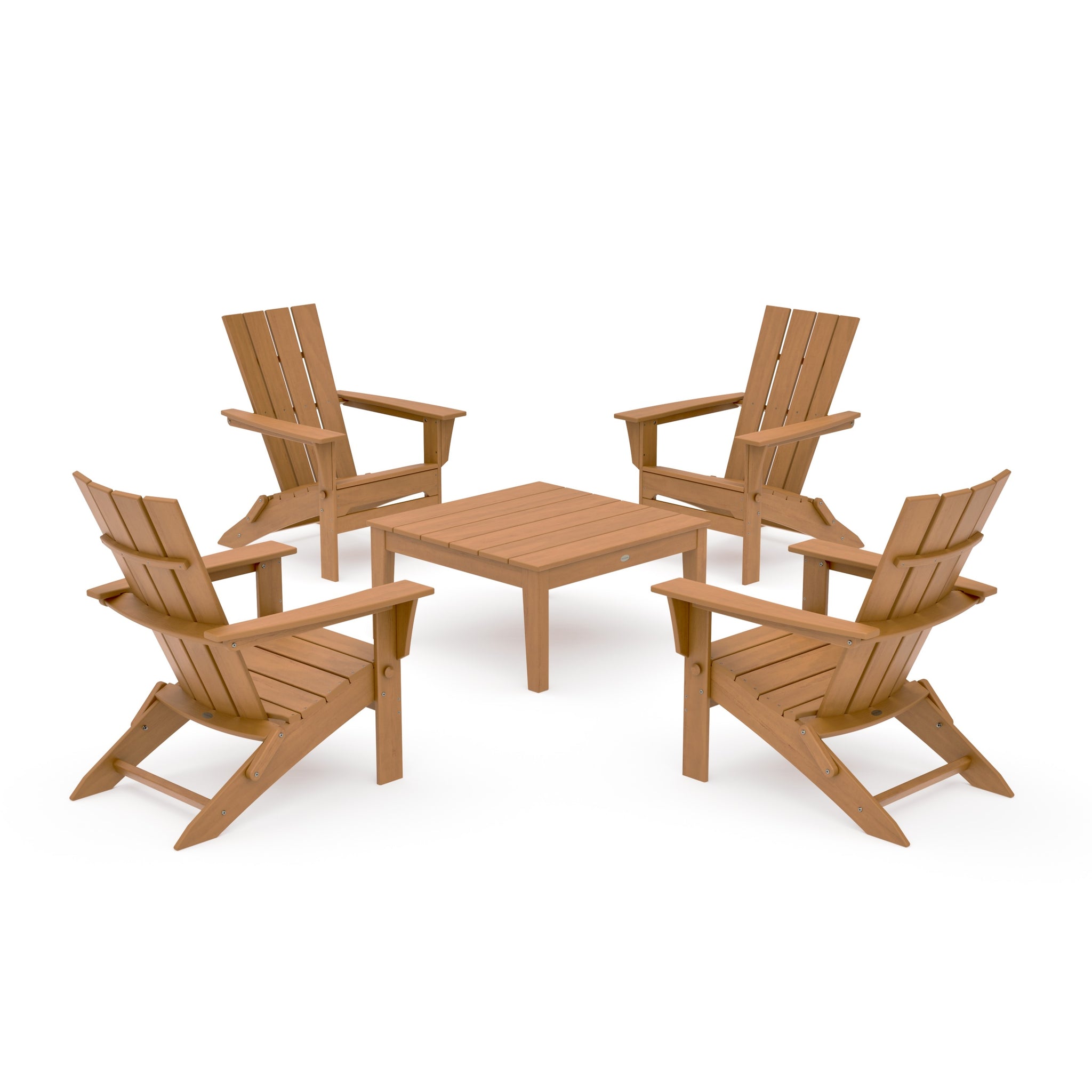 Quattro Folding Chair 5-Piece Conversation Set