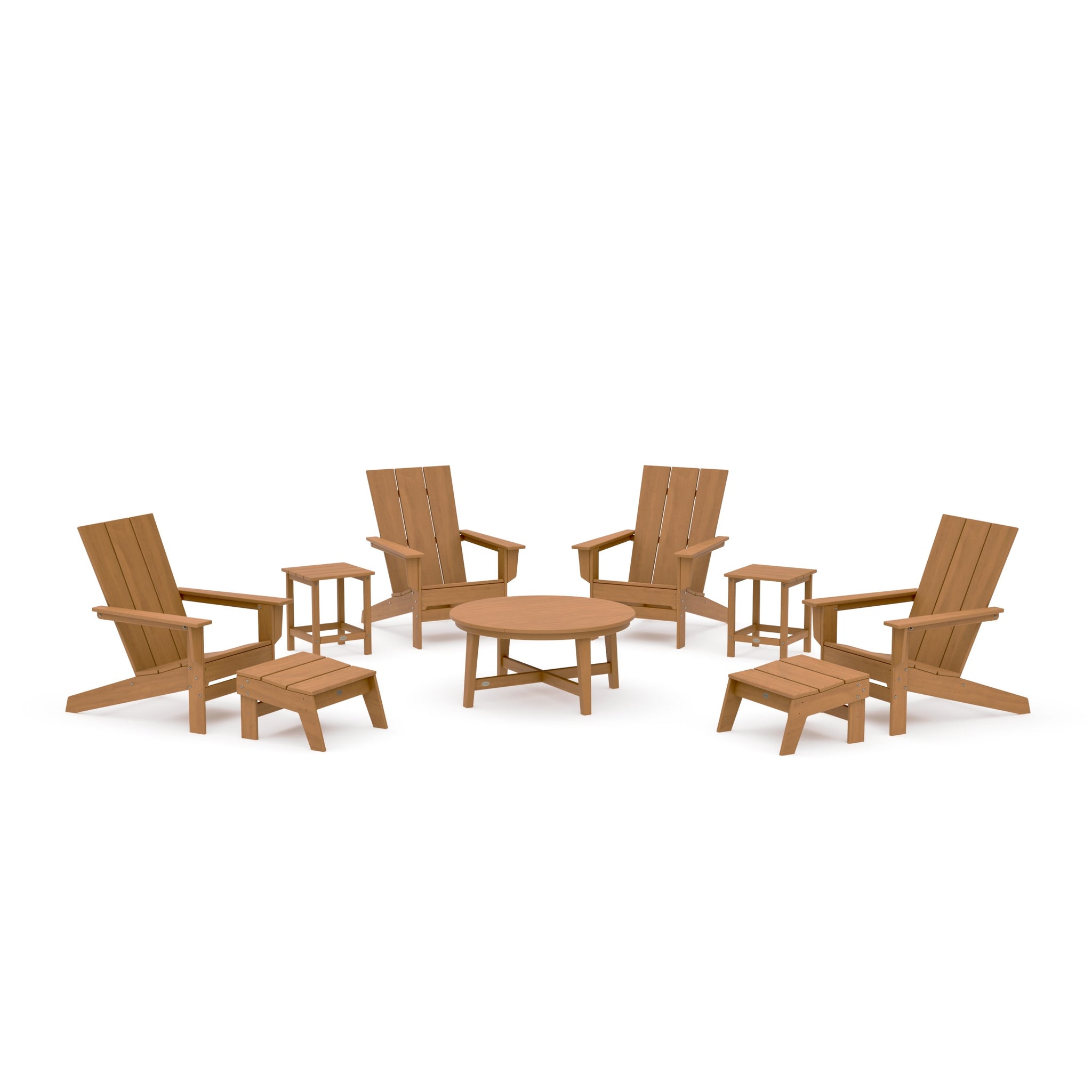 Modern Studio Adirondack 9-Piece Conversation Set