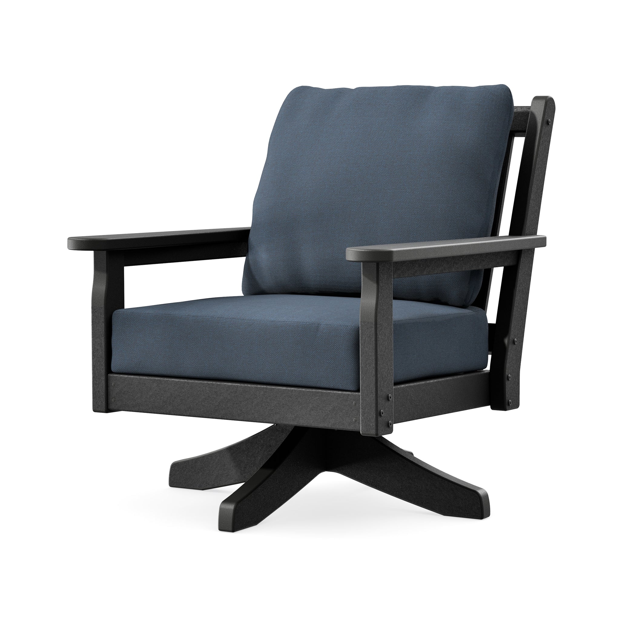 Chippendale Deep Seating Swivel Chair