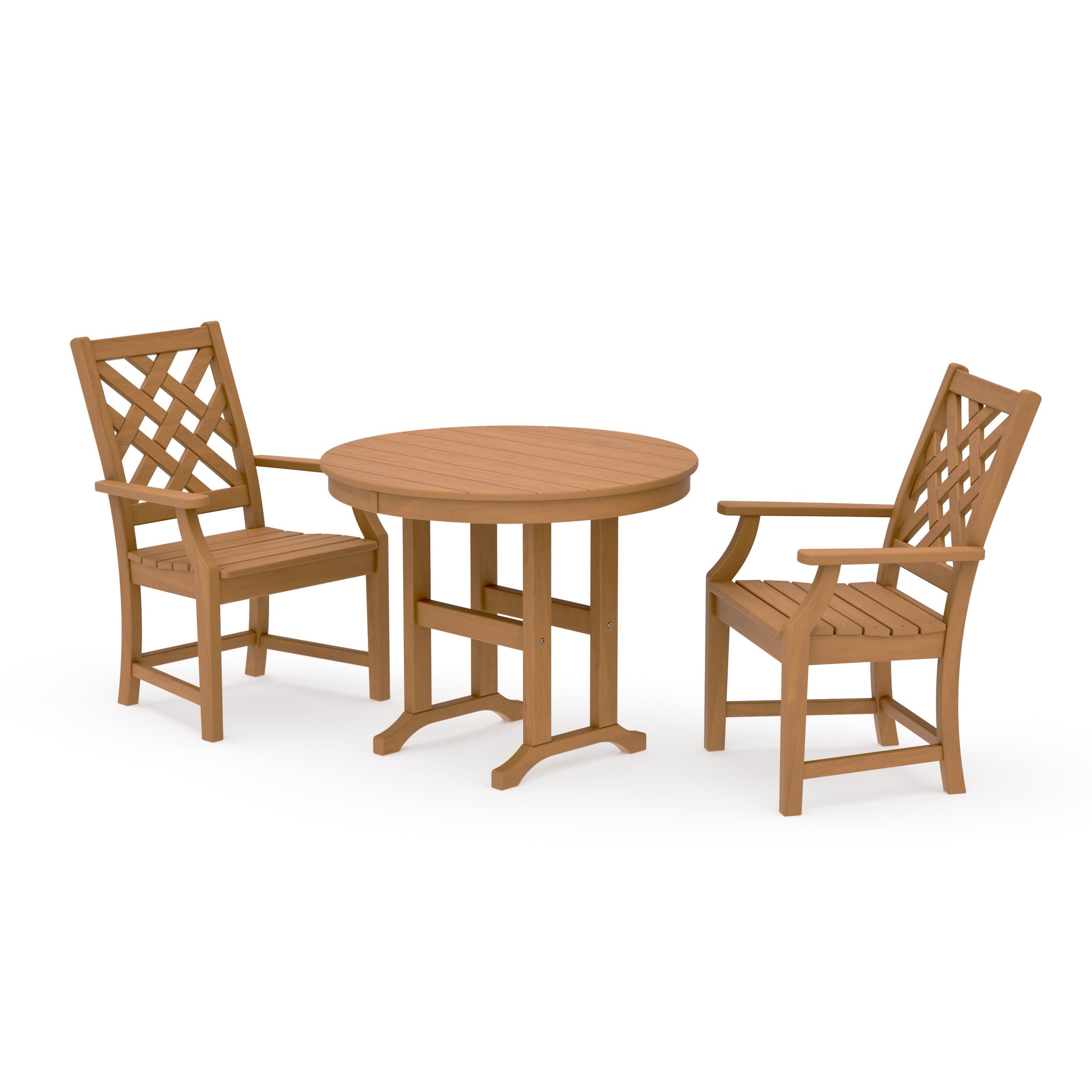 Wovendale 3-Piece Farmhouse Dining Set