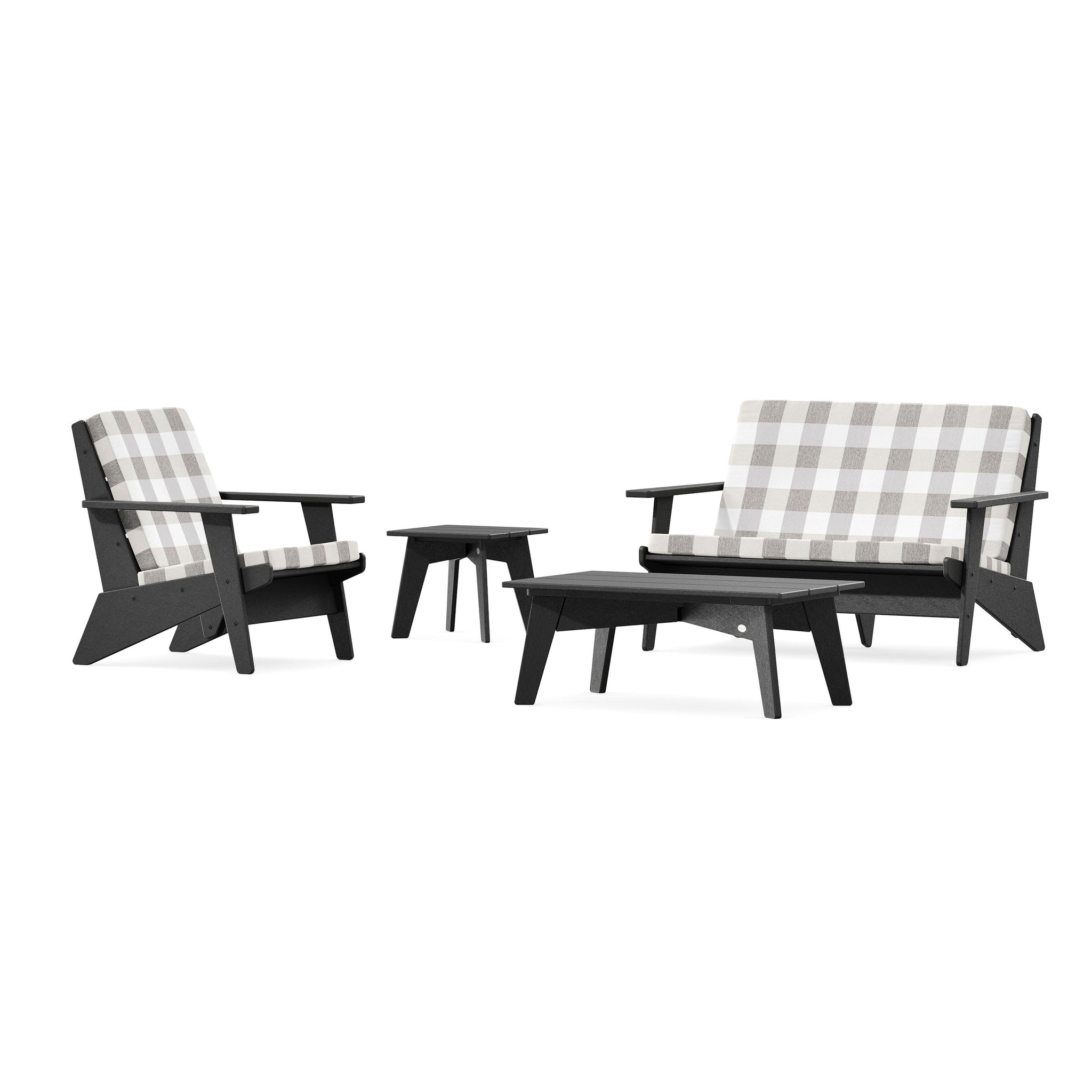 Riviera Modern Lounge 4-Piece Set