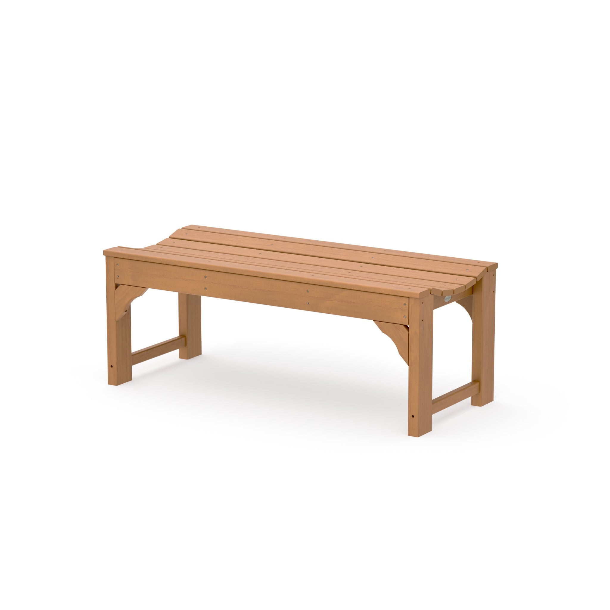 Traditional Garden 48" Backless Bench
