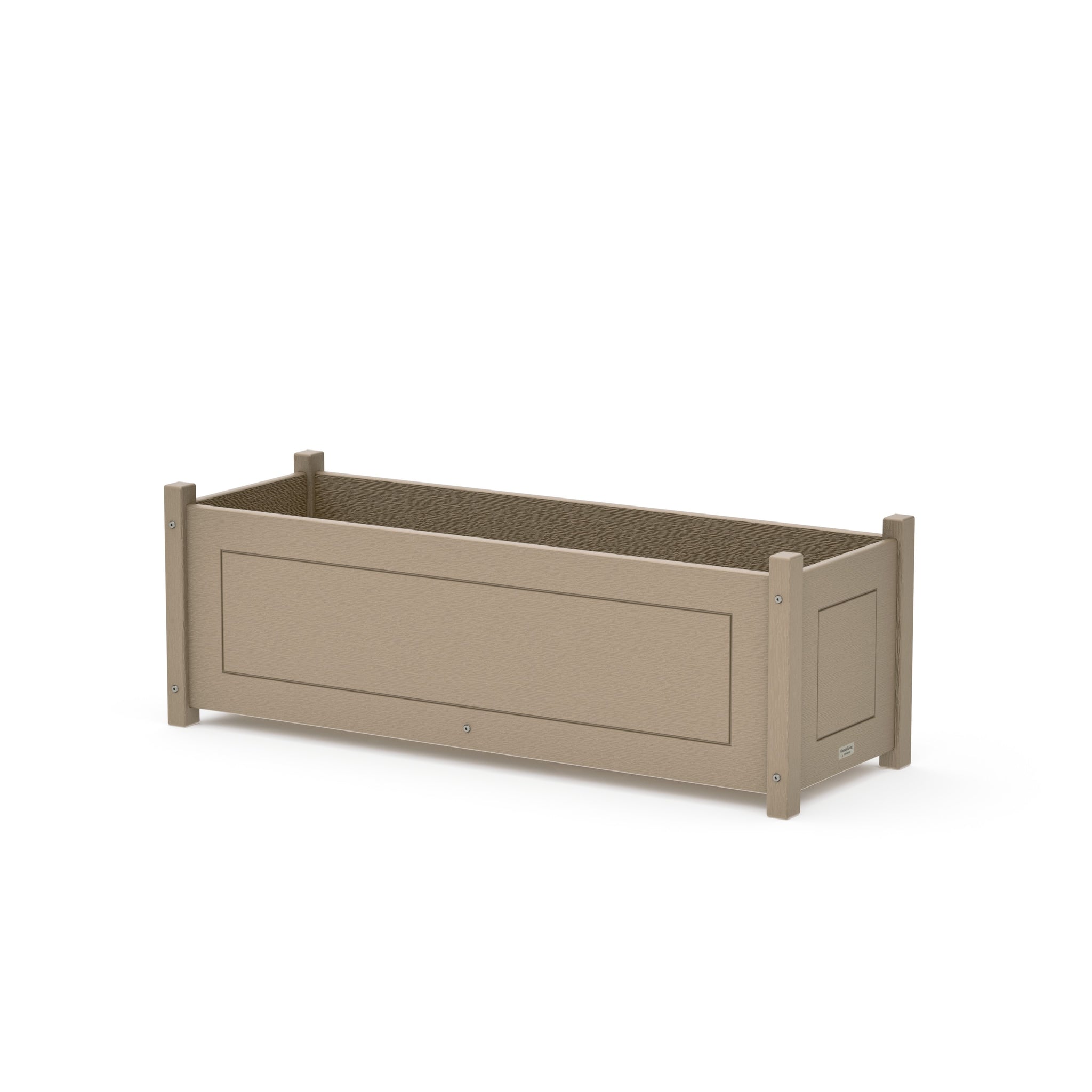 Country Living Rectangle Triple Planter Box