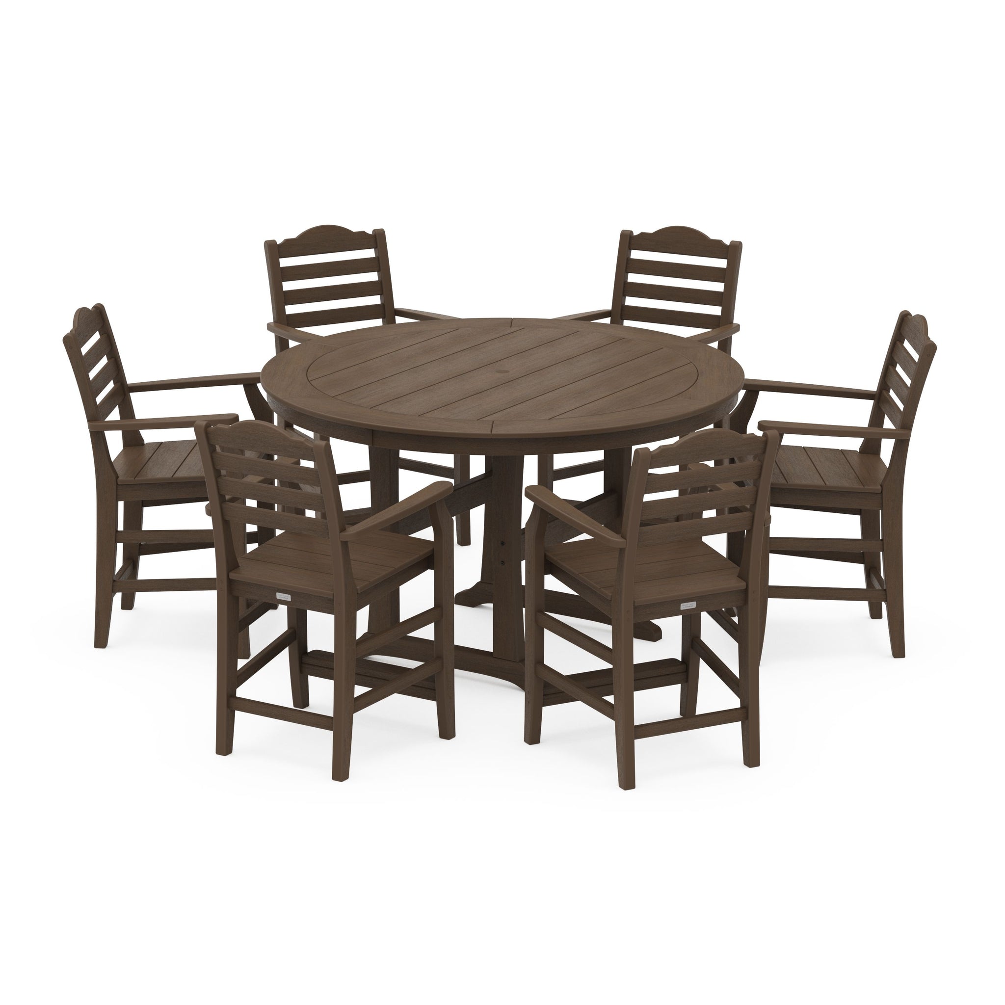 Savannah 7-Piece Arm Chair Round Counter Set