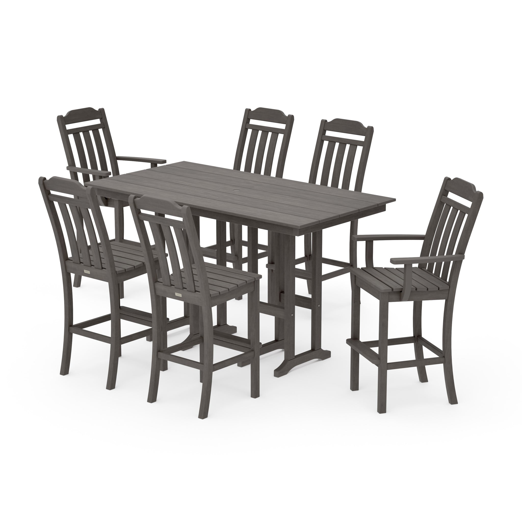 Cottage 7-Piece Farmhouse Bar Set