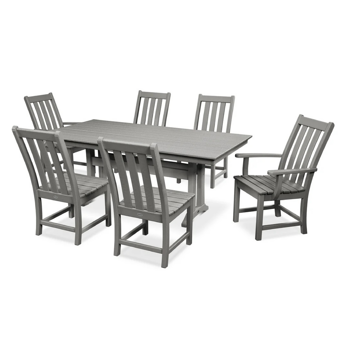 Vineyard 7-Piece Arm Chair Dining Set