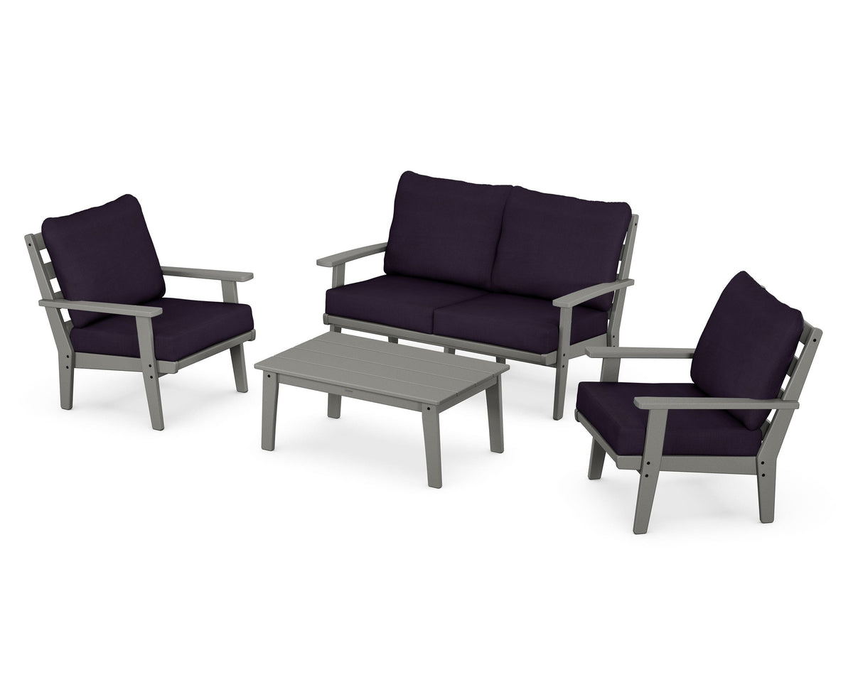 Grant Park 4-Piece Deep Seating Chair Set