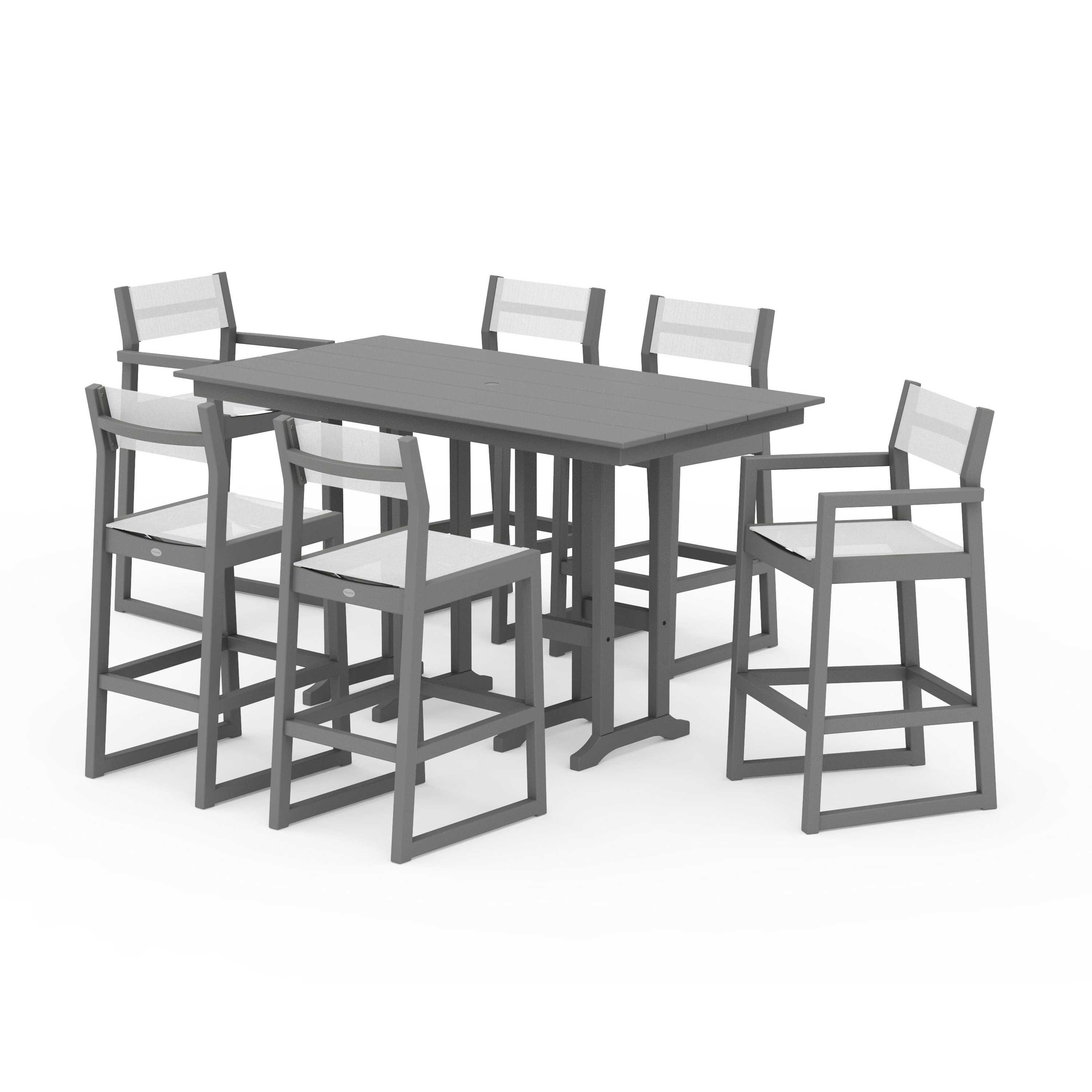 EDGE Sling 7-Piece Farmhouse Bar Set