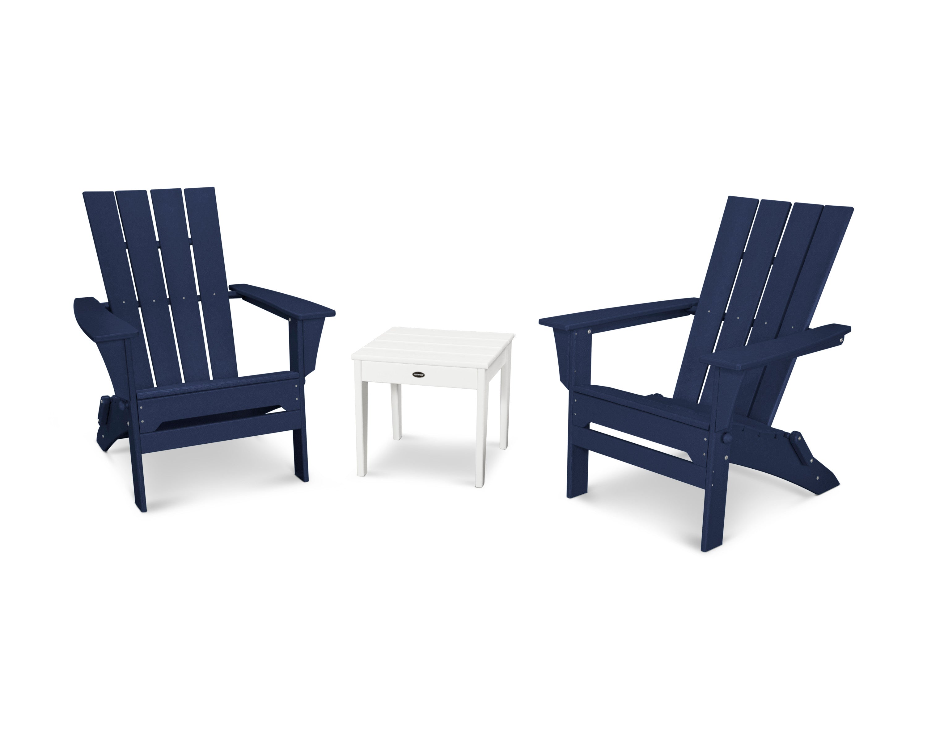 Quattro Folding Chair 3-Piece Adirondack Set