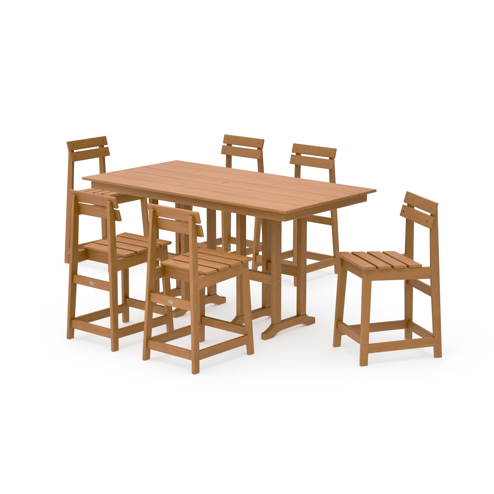 Modern Studio Plaza Counter Chair 7-Piece Set