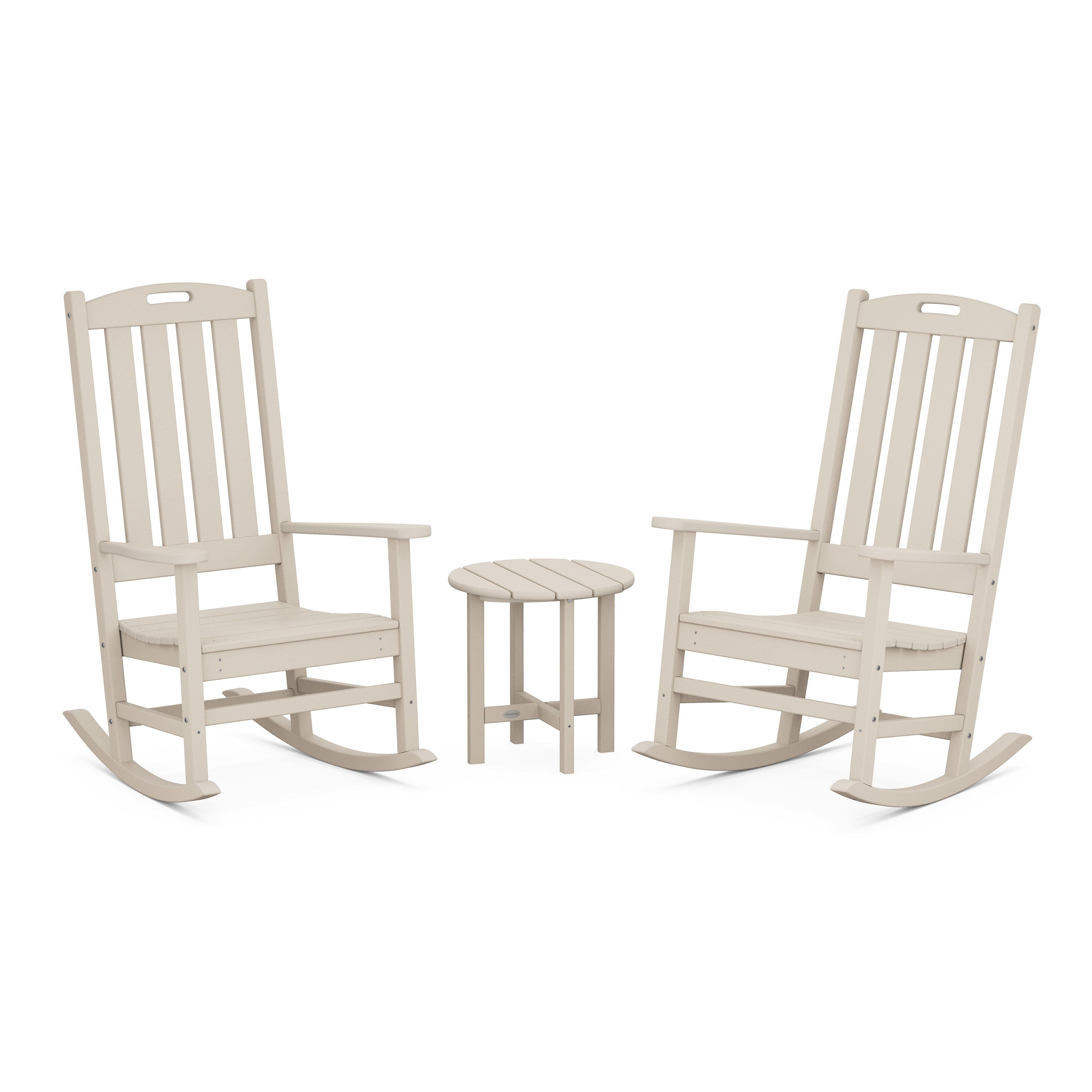 Nautical 3-Piece Porch Rocking Chair Set