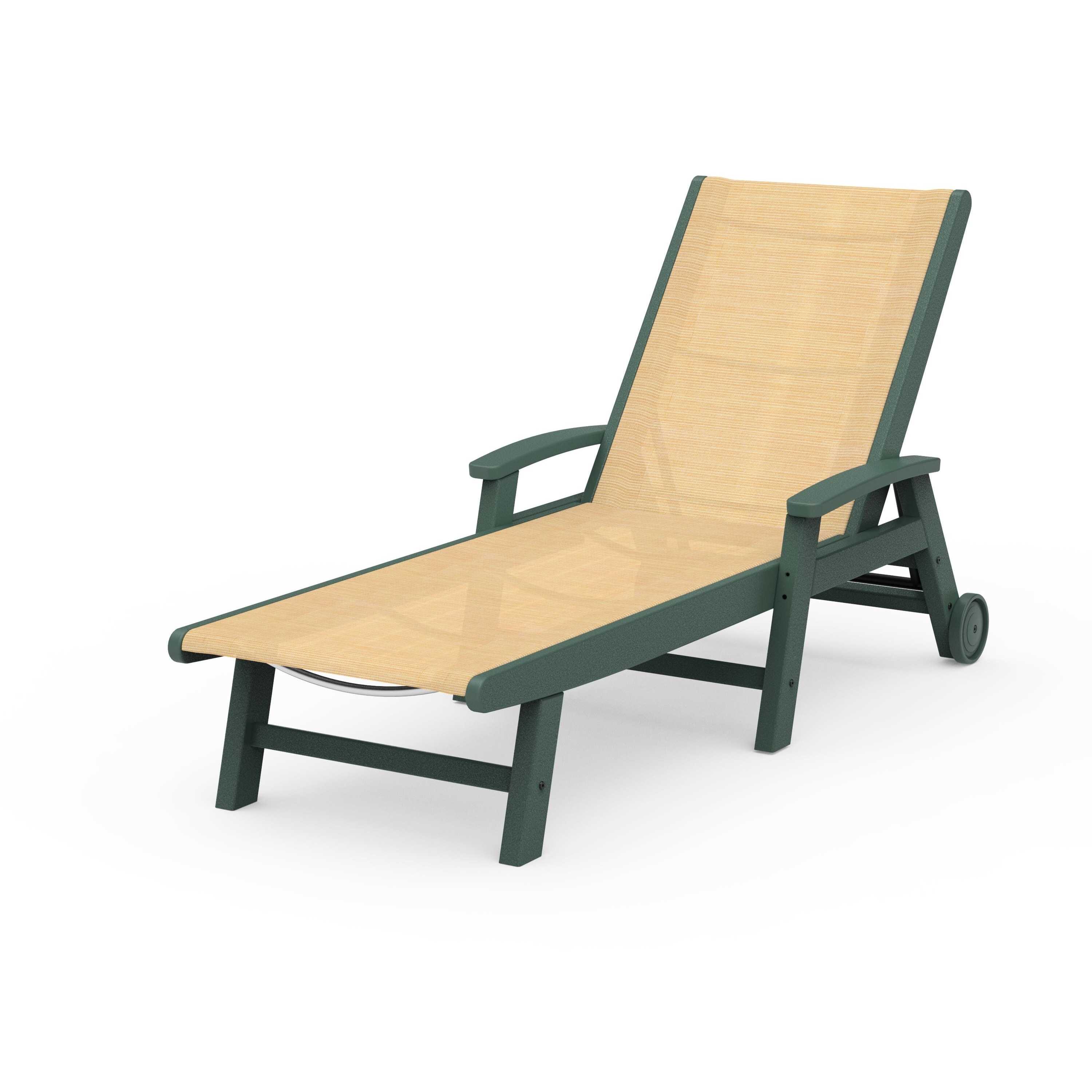 Coastal Chaise with Wheels
