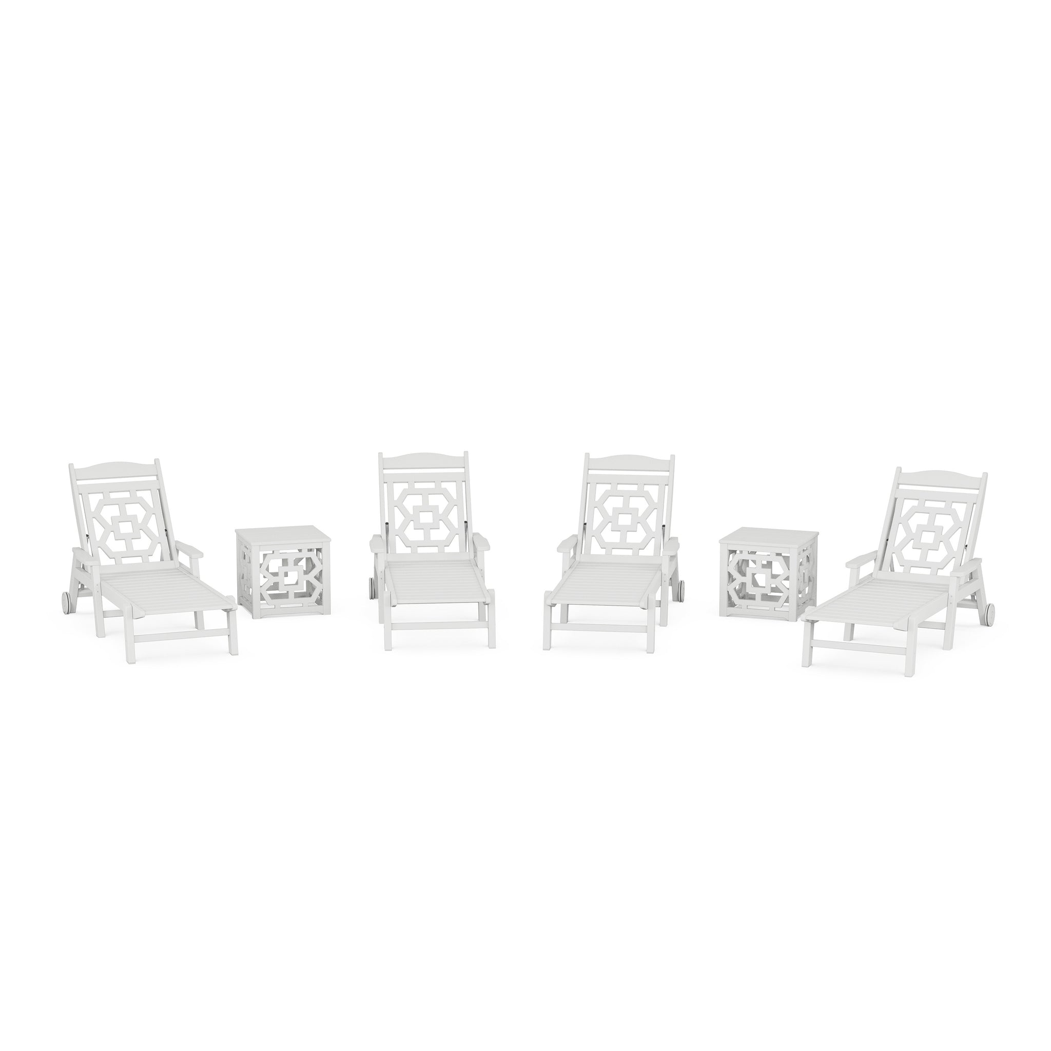Chinoiserie 6-Piece Chaise Set