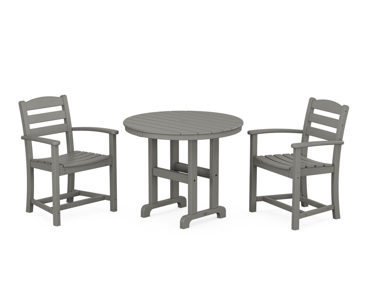 La Casa Café 3-Piece Round Dining Set