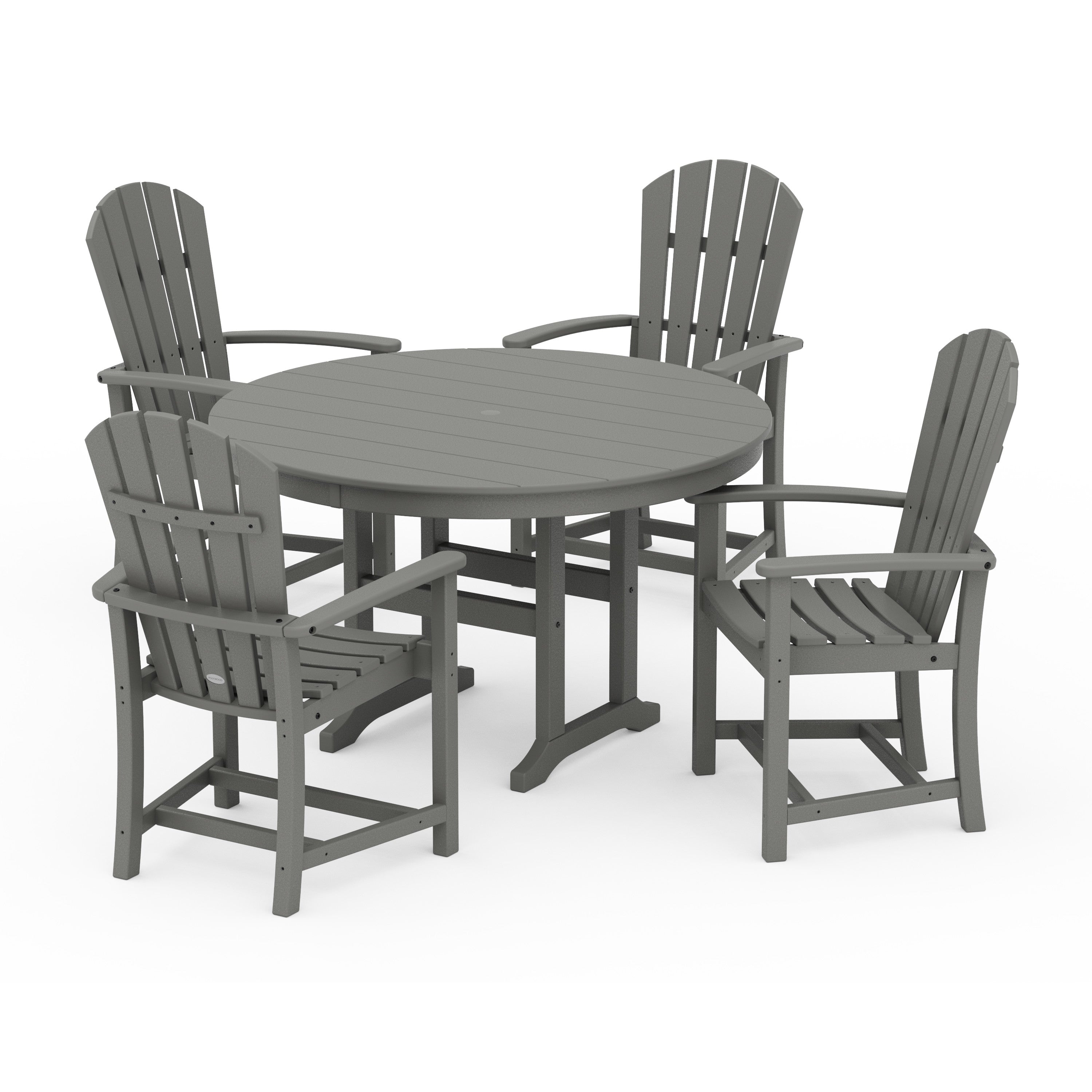 Palm Coast 5-Piece Round Farmhouse Dining Set