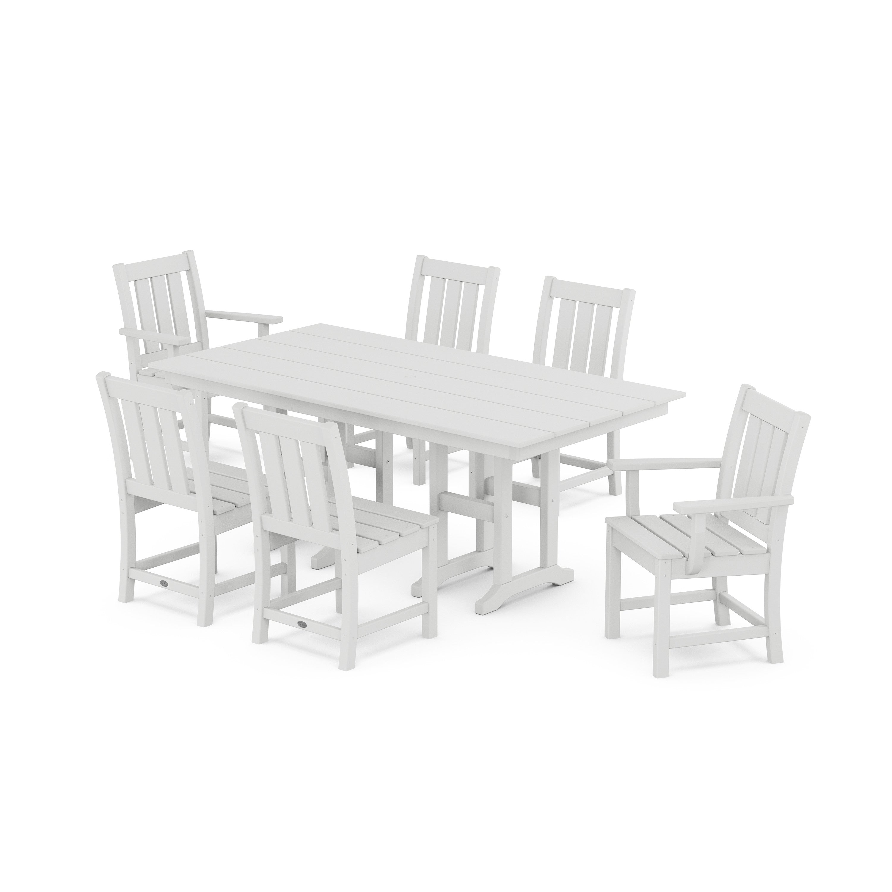 Oxford 7-Piece Farmhouse Dining Set