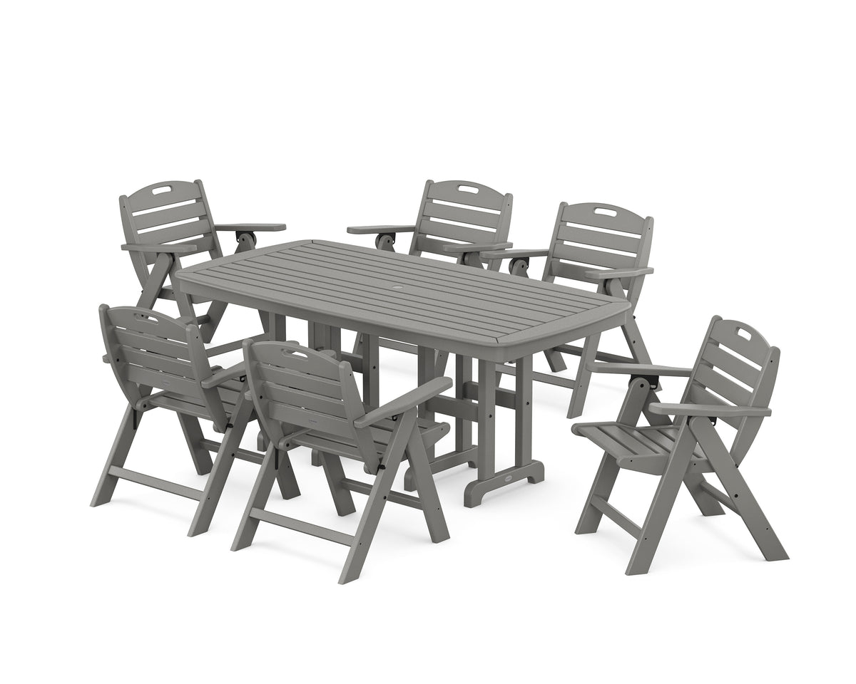 Nautical Lowback 7-Piece Dining Set