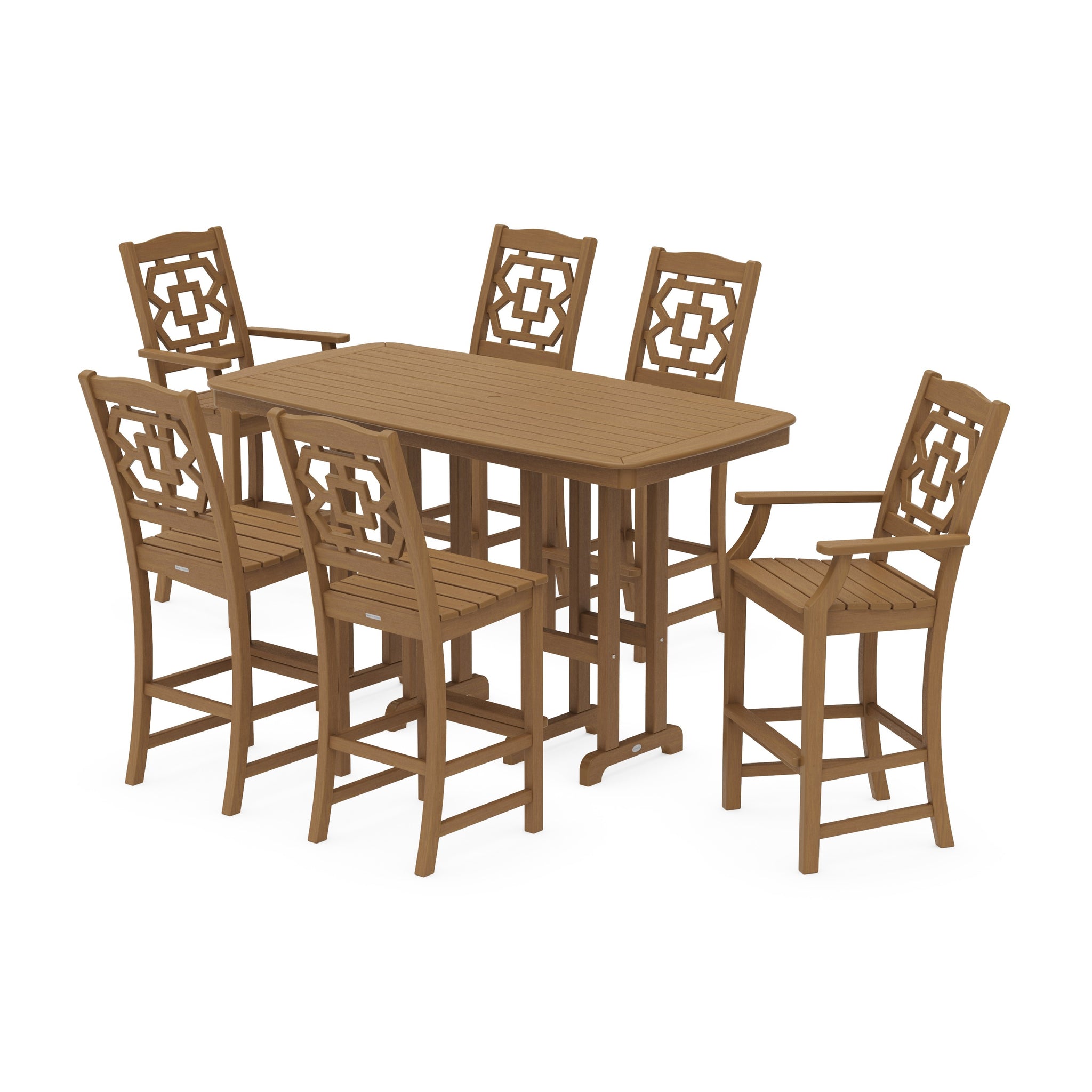 Chinoiserie 7-Piece Bar Set