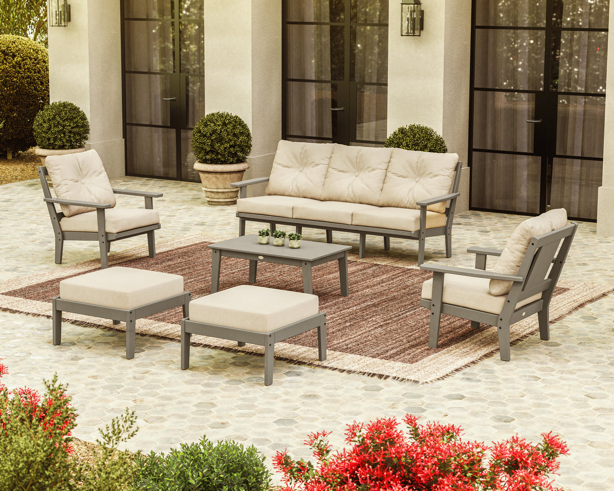 Prairie 6-Piece Lounge Sofa Set