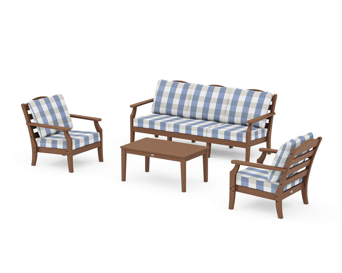 Savannah 4-Piece Deep Seating Set with Sofa