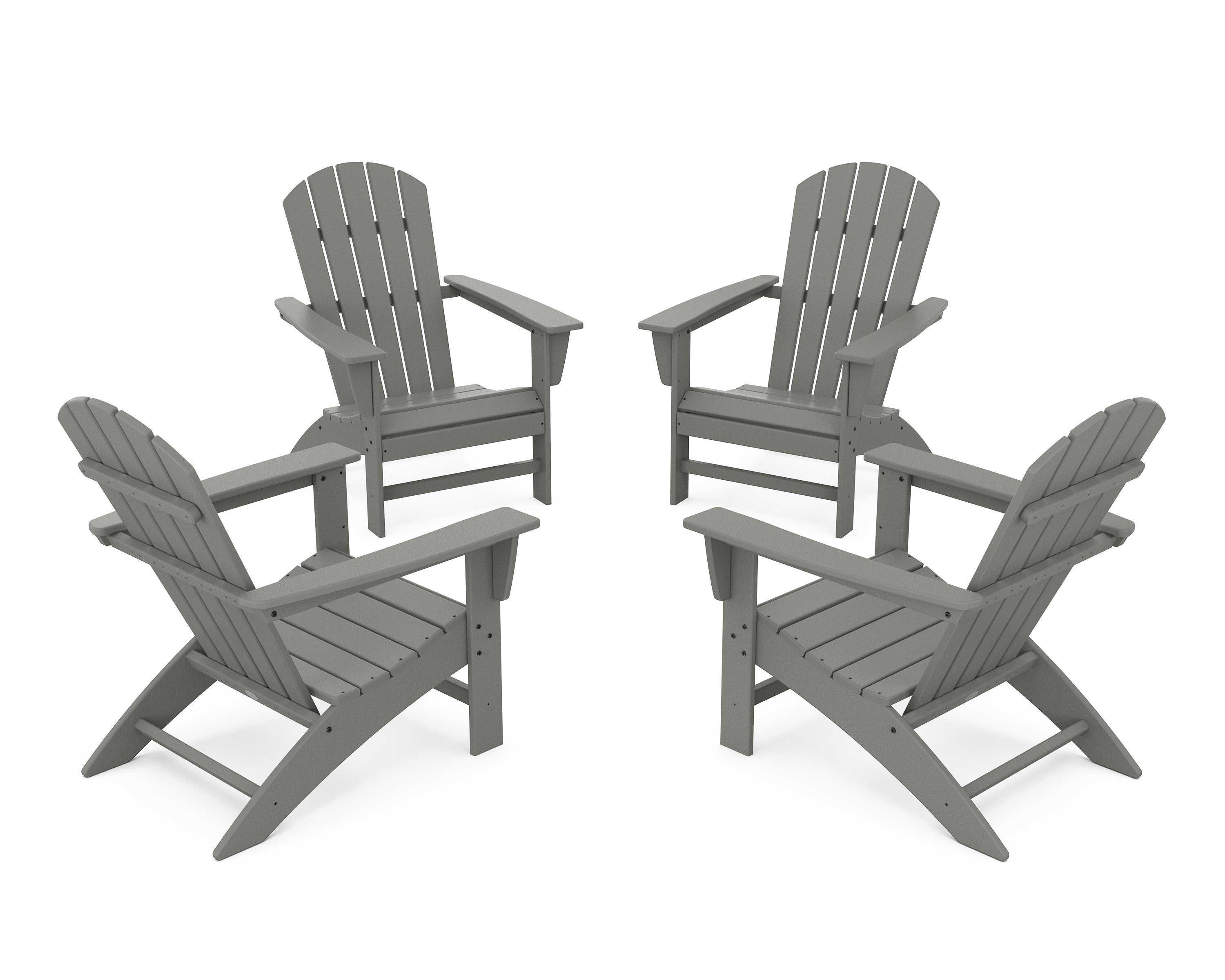Nautical 4-Piece Adirondack Conversation Set