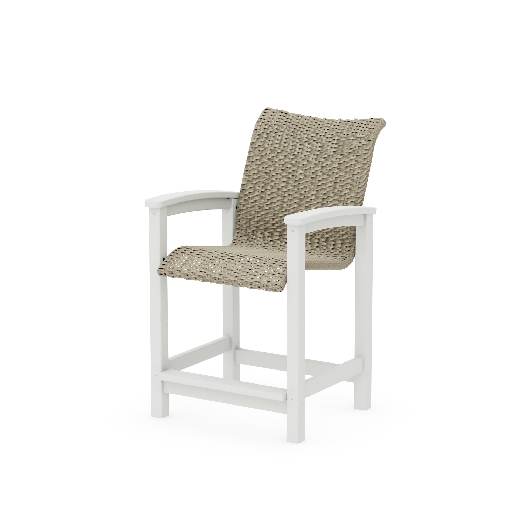 Coastal Woven Counter Chair