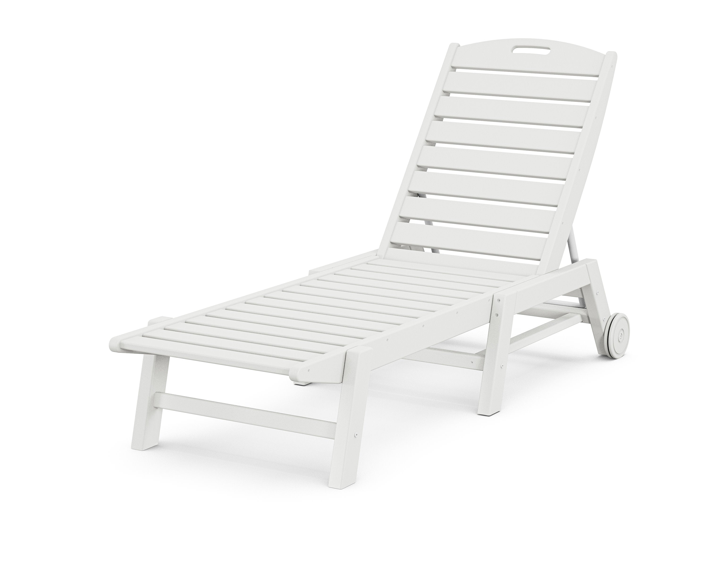 Nautical Chaise with Wheels