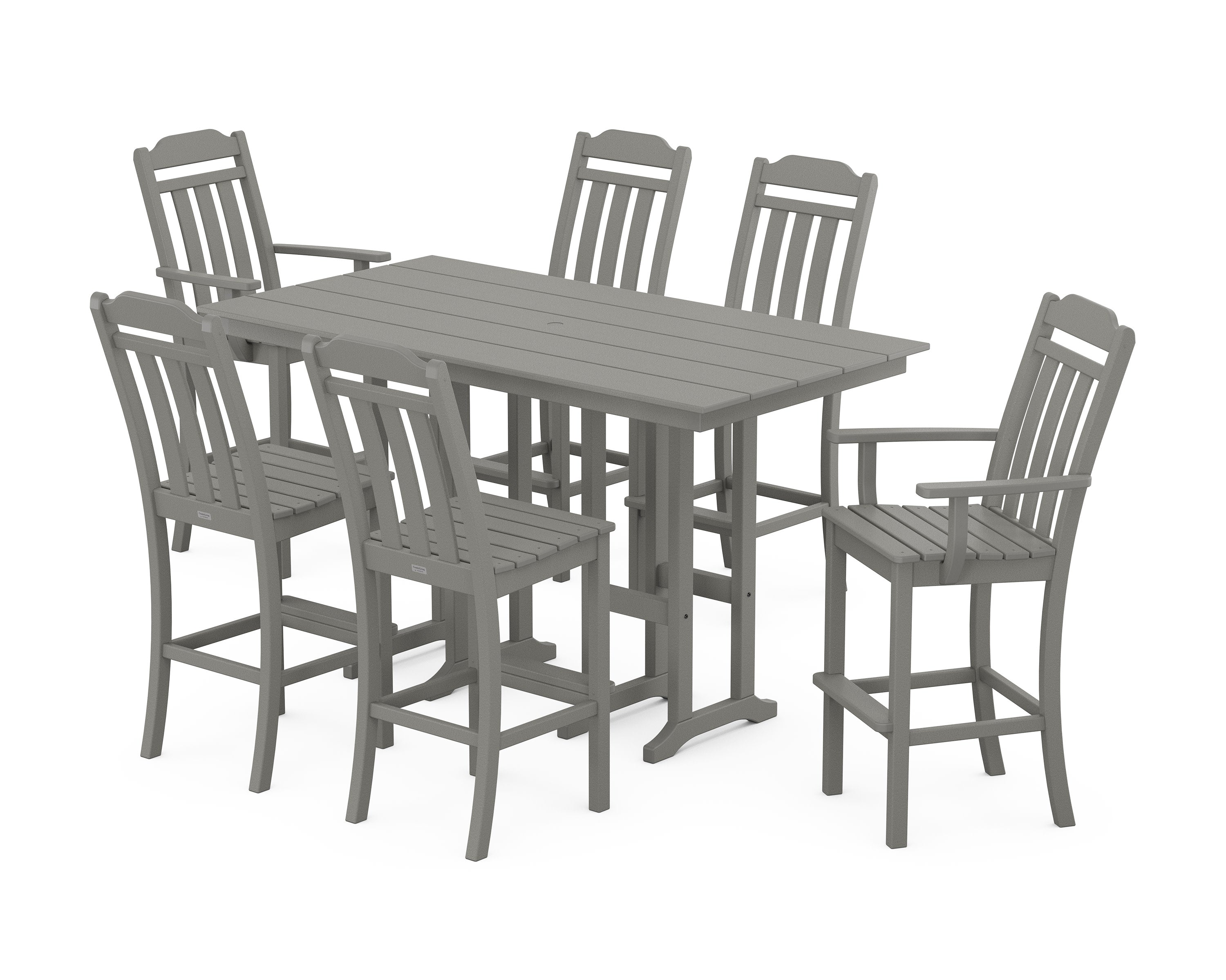 Cottage 7-Piece Farmhouse Bar Set