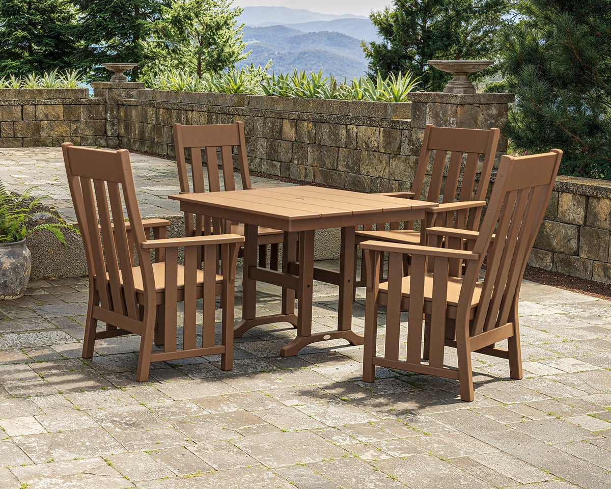 Acadia 5-Piece Farmhouse Dining Set