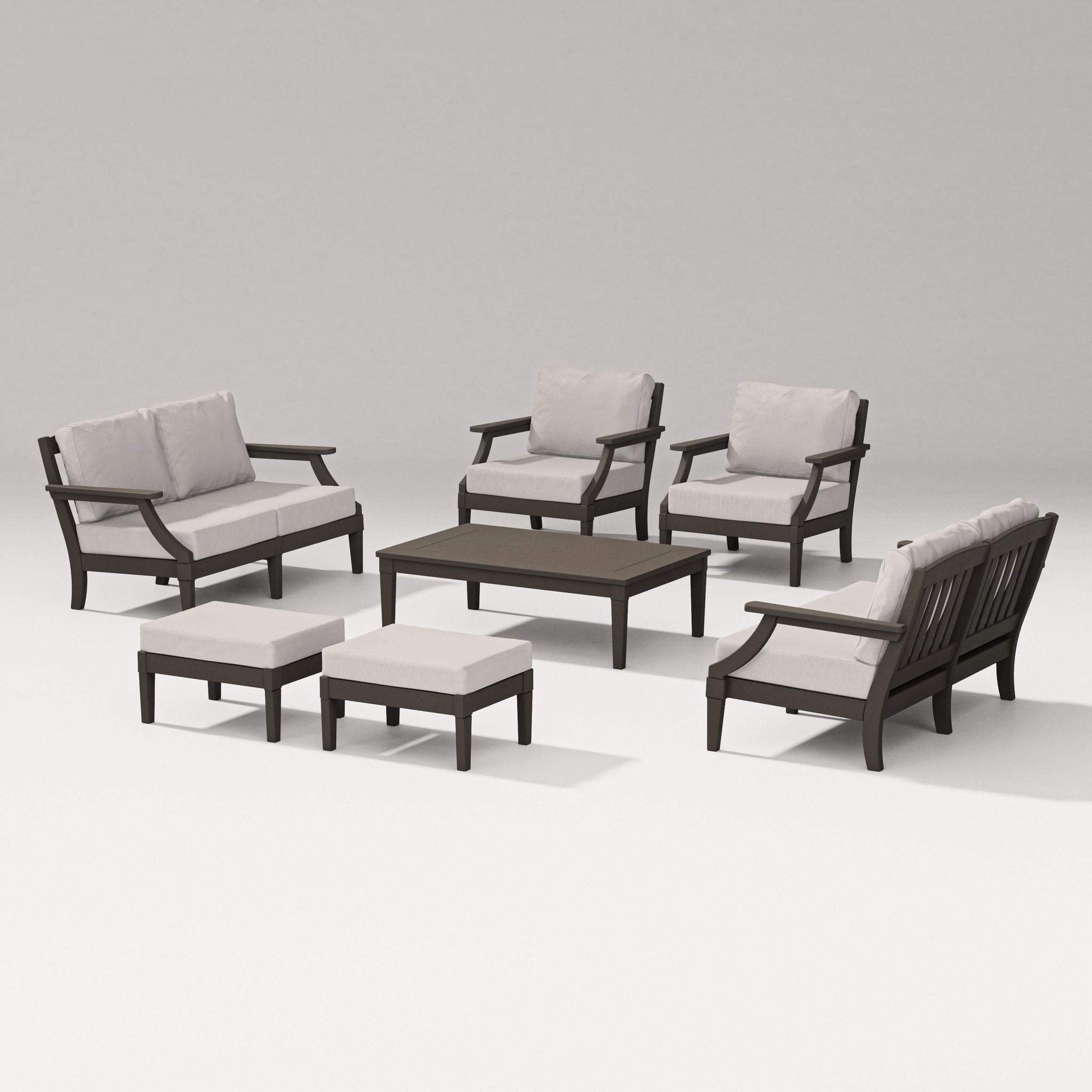 Estate 7-Piece Lounge Loveseat Set
