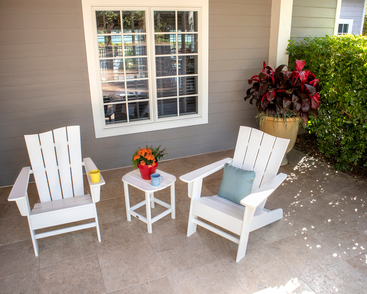 Wave 3-Piece Adirondack Chair Set