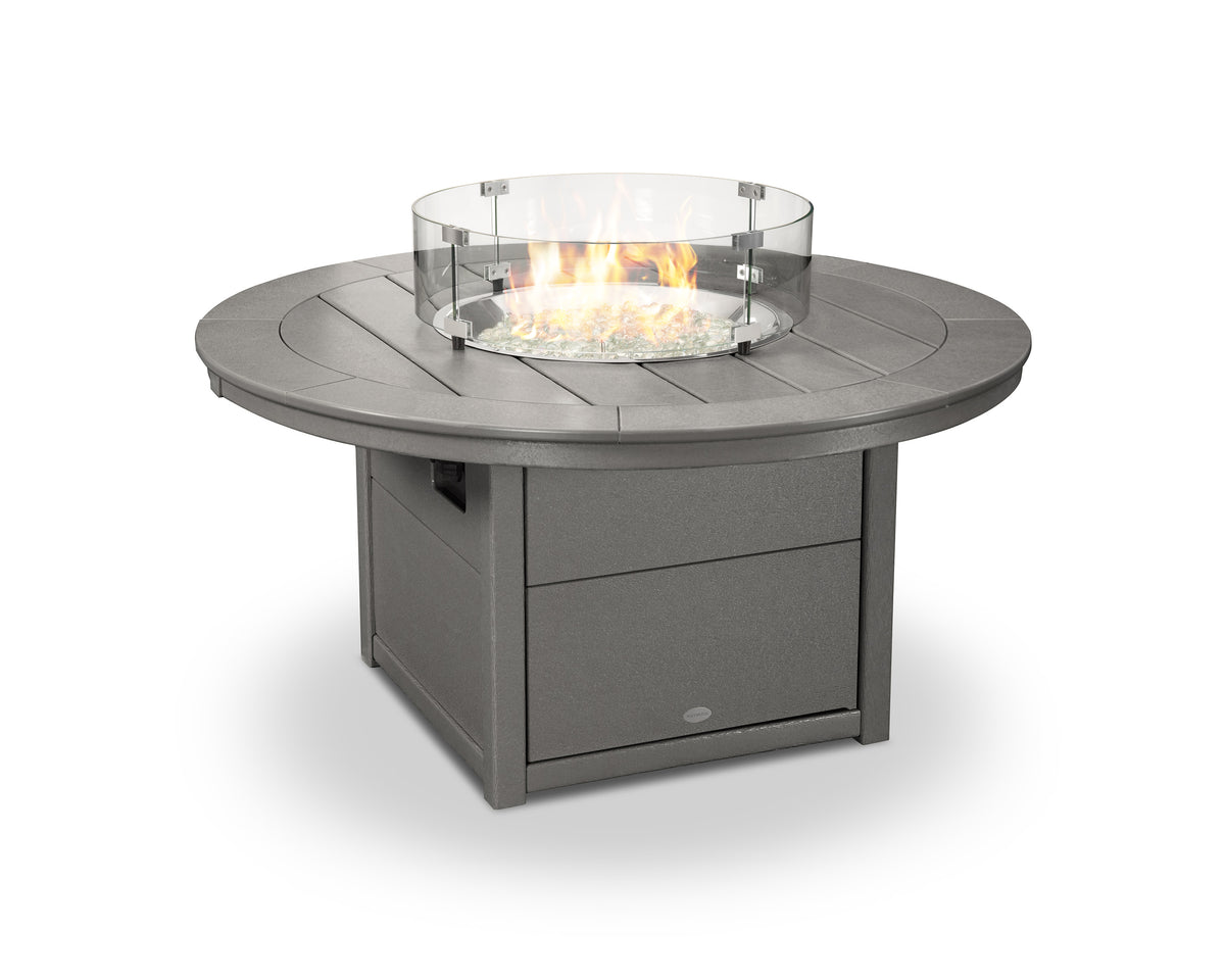 Vineyard Adirondack 6-Piece Chat Set with Fire Pit Table