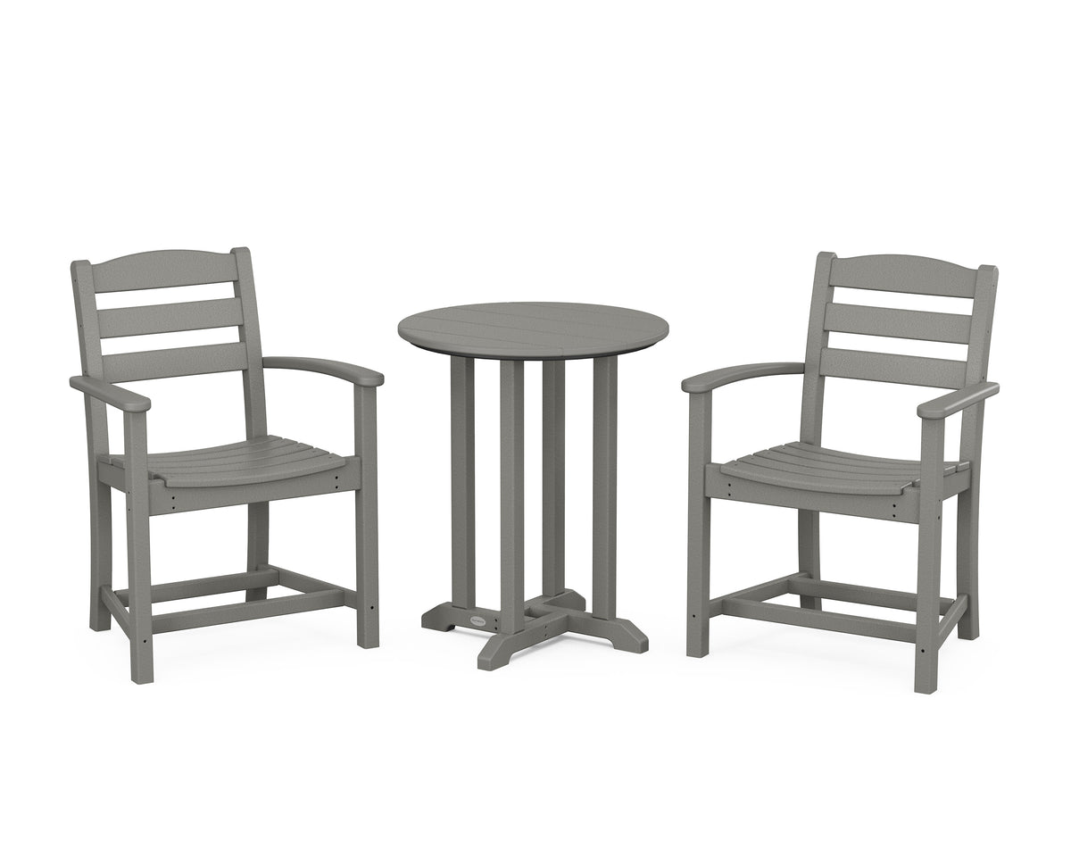 La Casa Café 3-Piece Round Bistro Dining Set