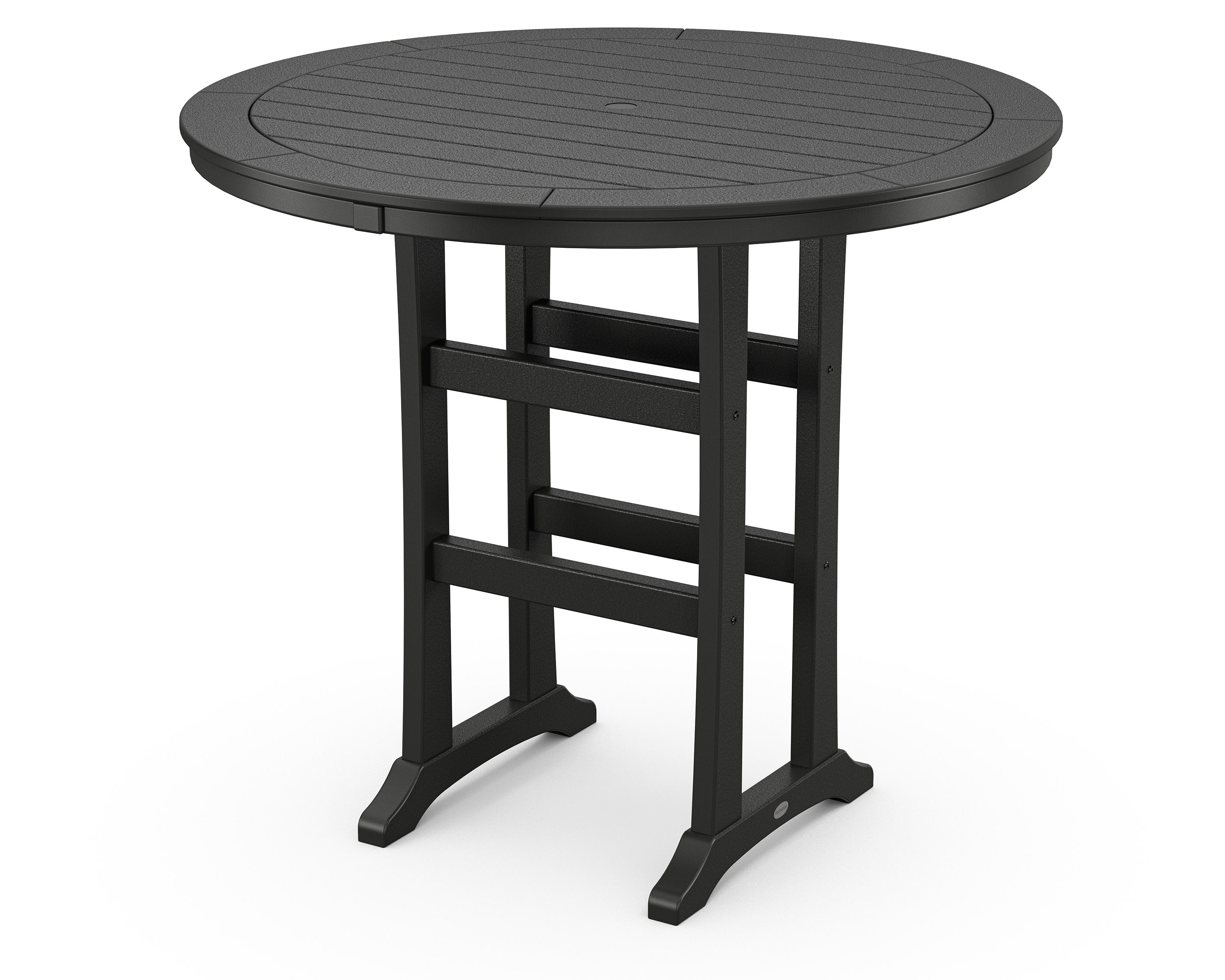 Nautical Trestle 48" Round Bar Table