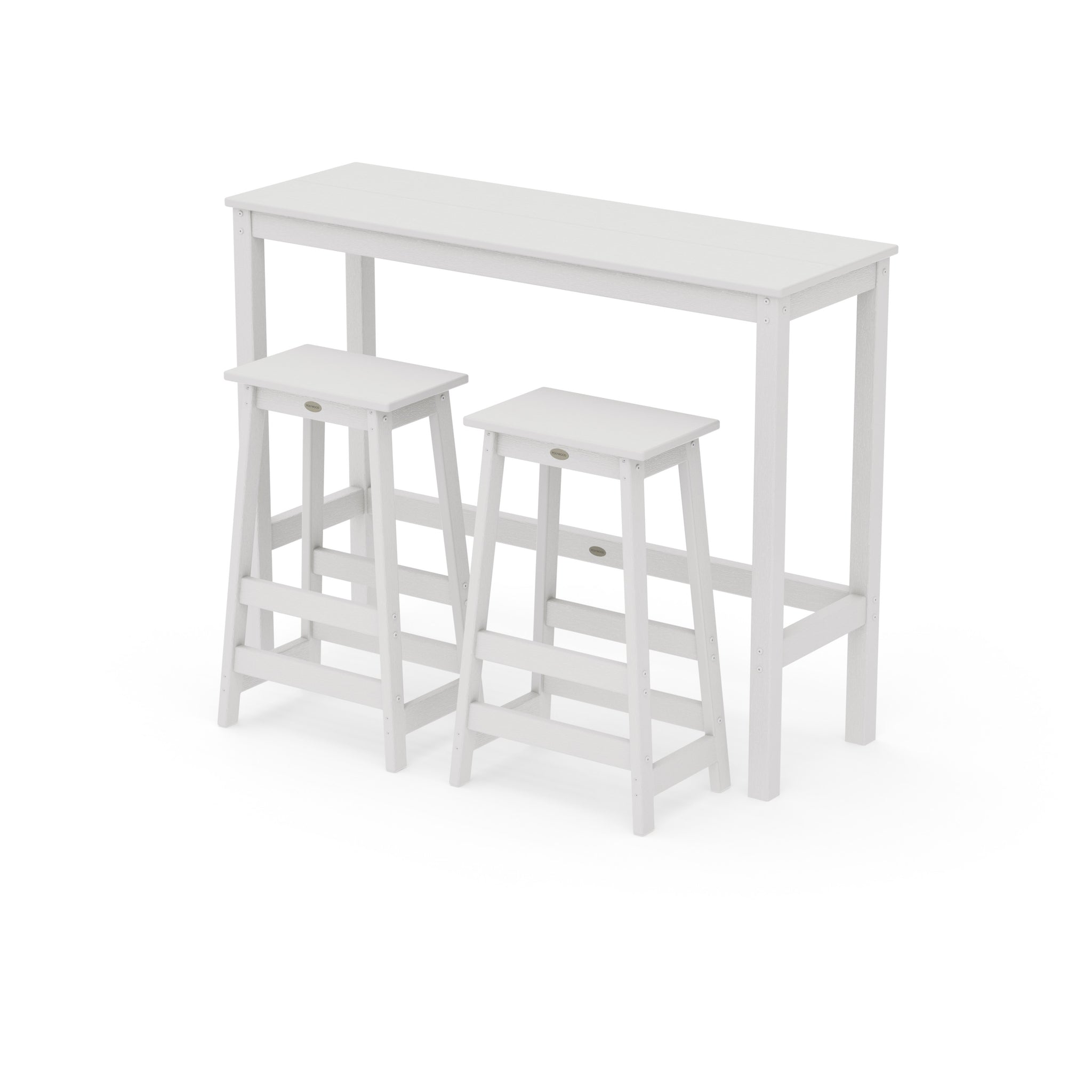 Modern Studio Stool 3-Piece Bar Balcony Set