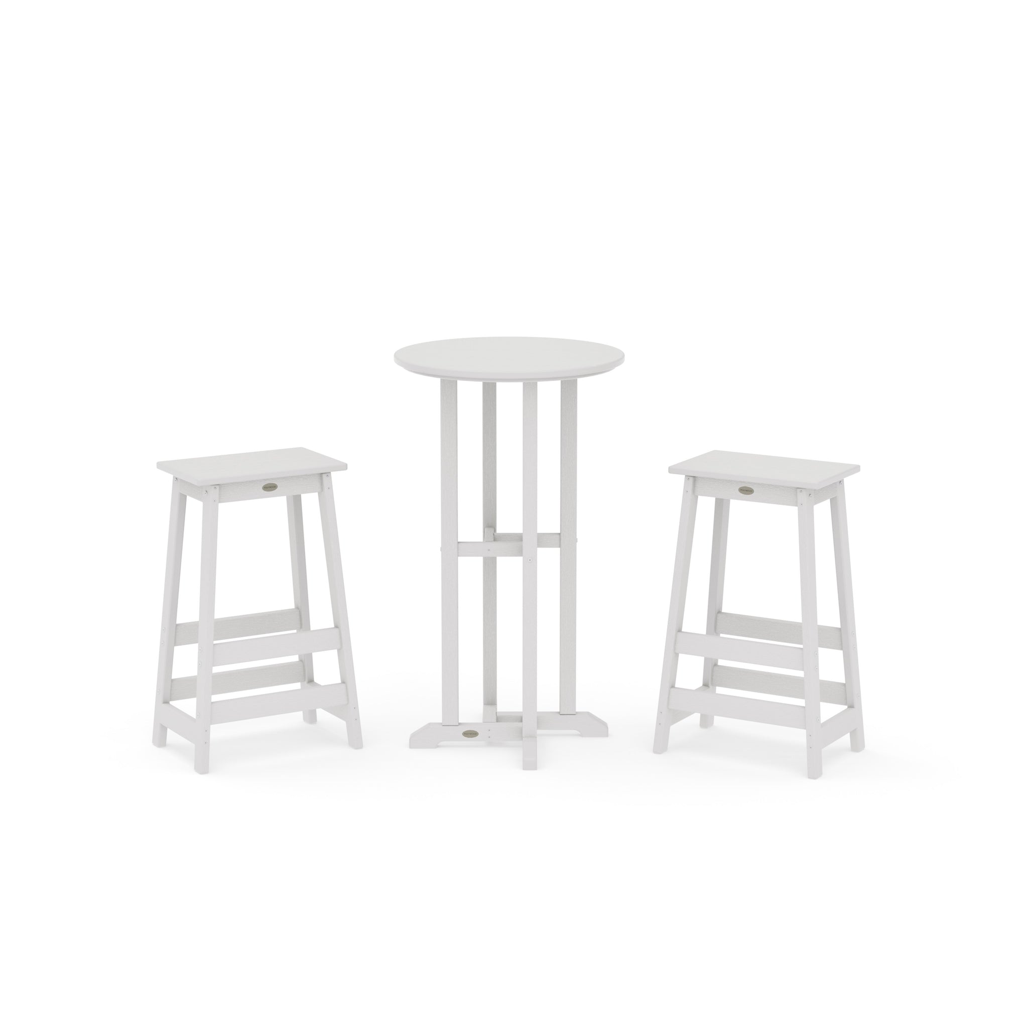 Modern Studio Bar Stool 3-Piece Bistro Set