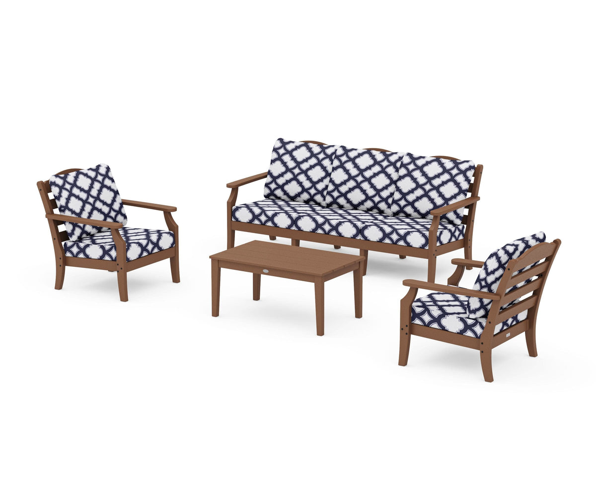 Savannah 4-Piece Deep Seating Set with Sofa