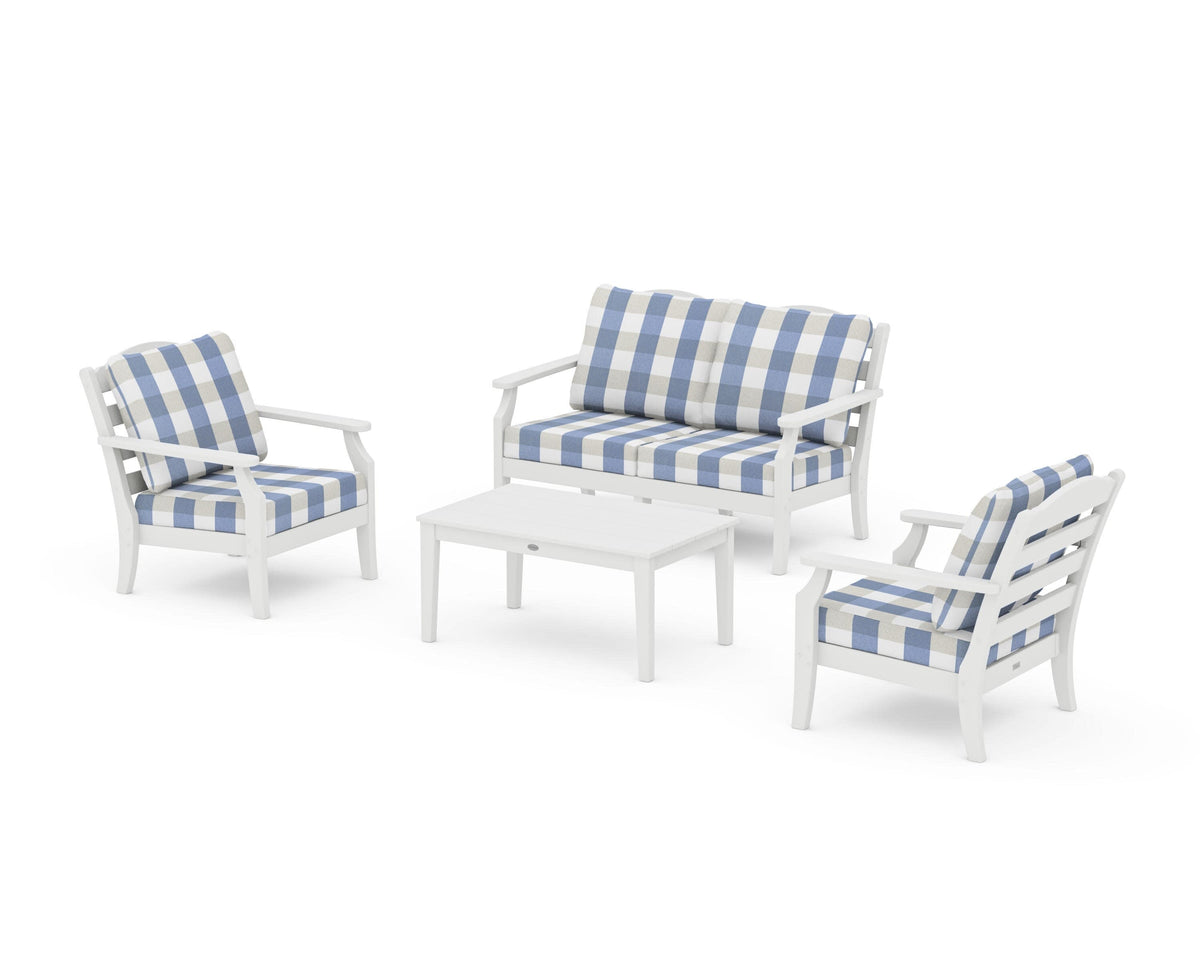 Savannah 4-Piece Deep Seating Set with Loveseat