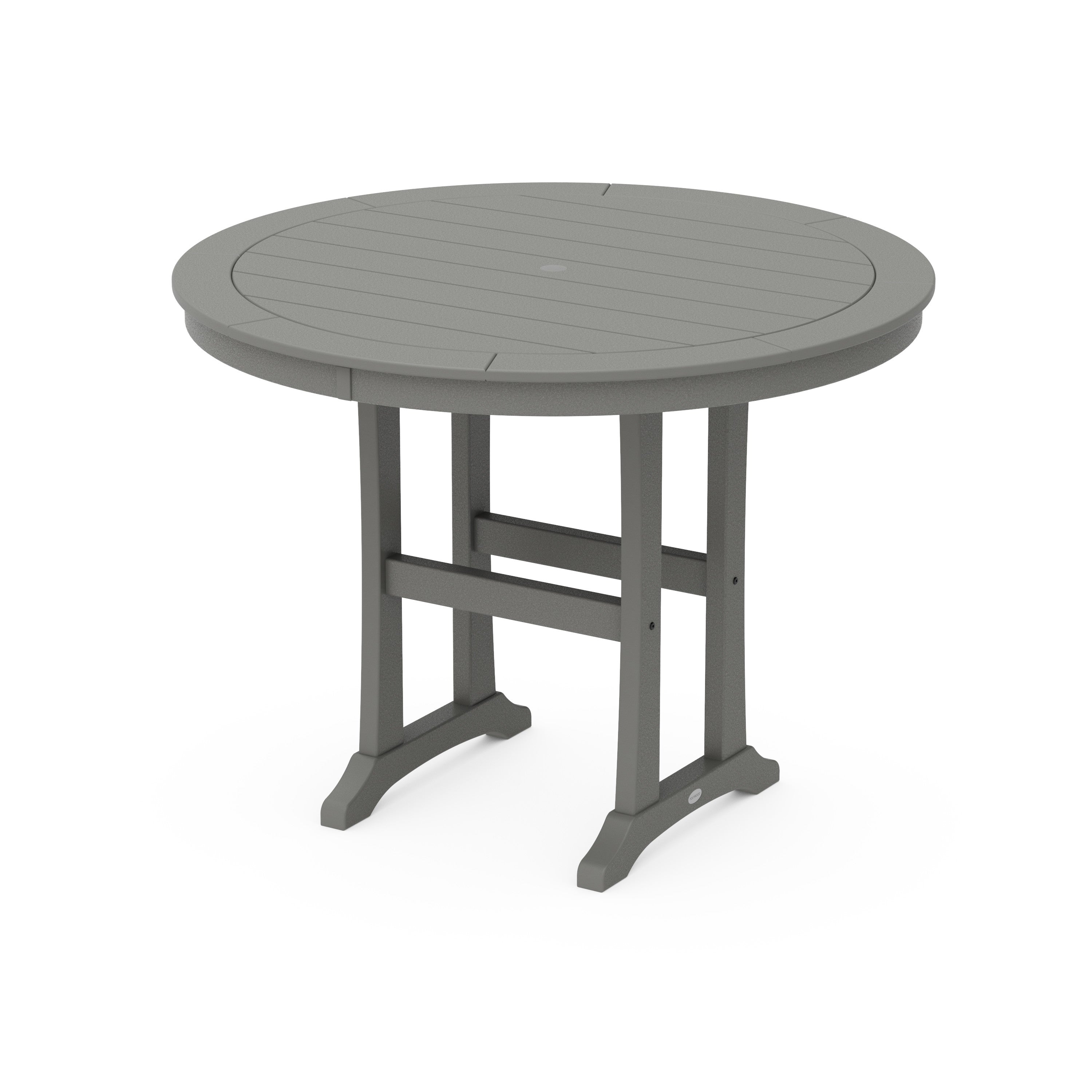Nautical Trestle 48" Round Counter Table