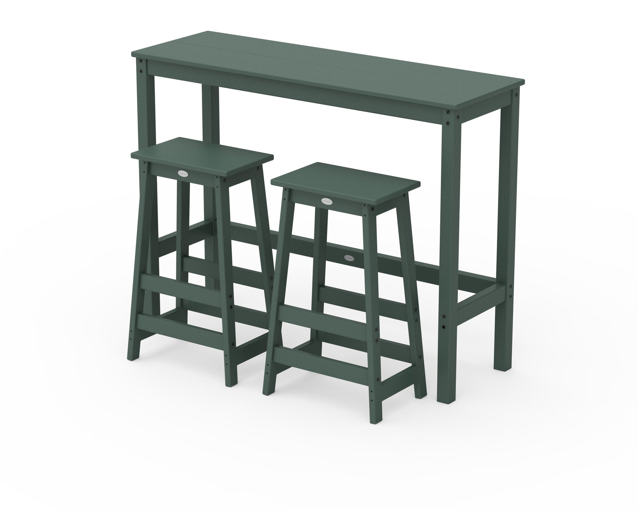 Modern Studio Stool 3-Piece Bar Balcony Set