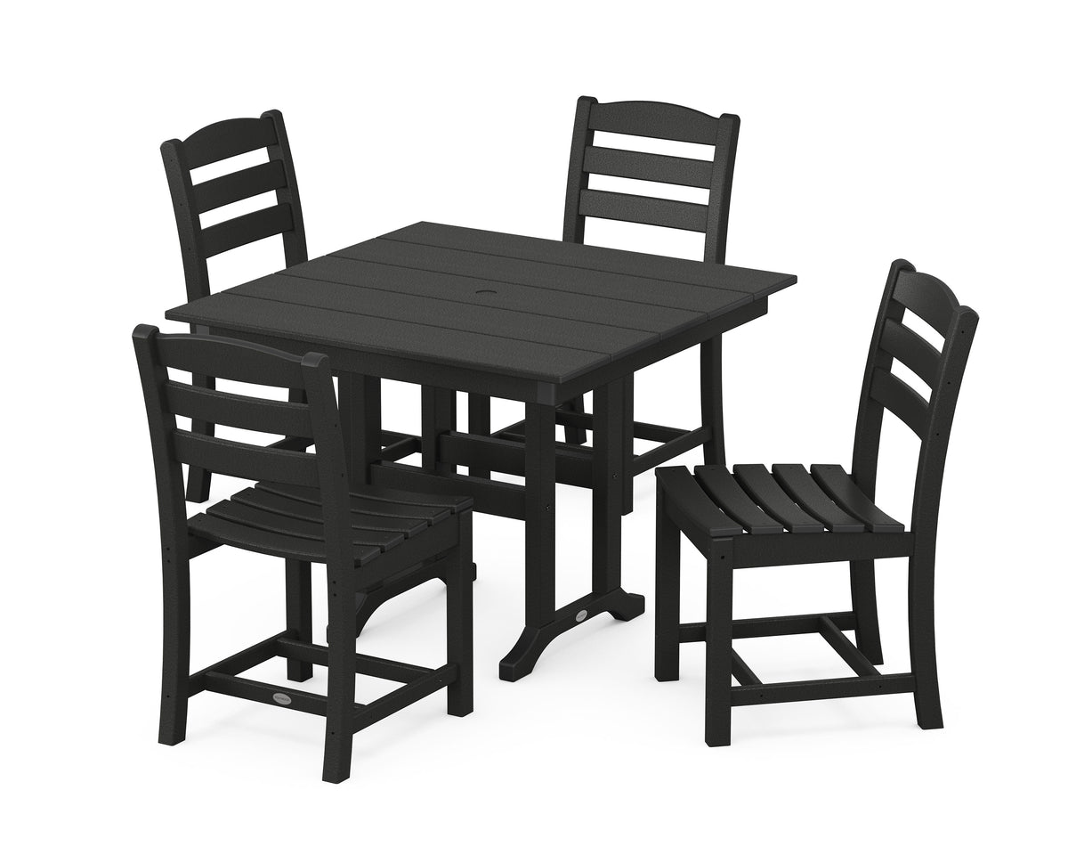 La Casa Café Side Chair 5-Piece Farmhouse Dining Set