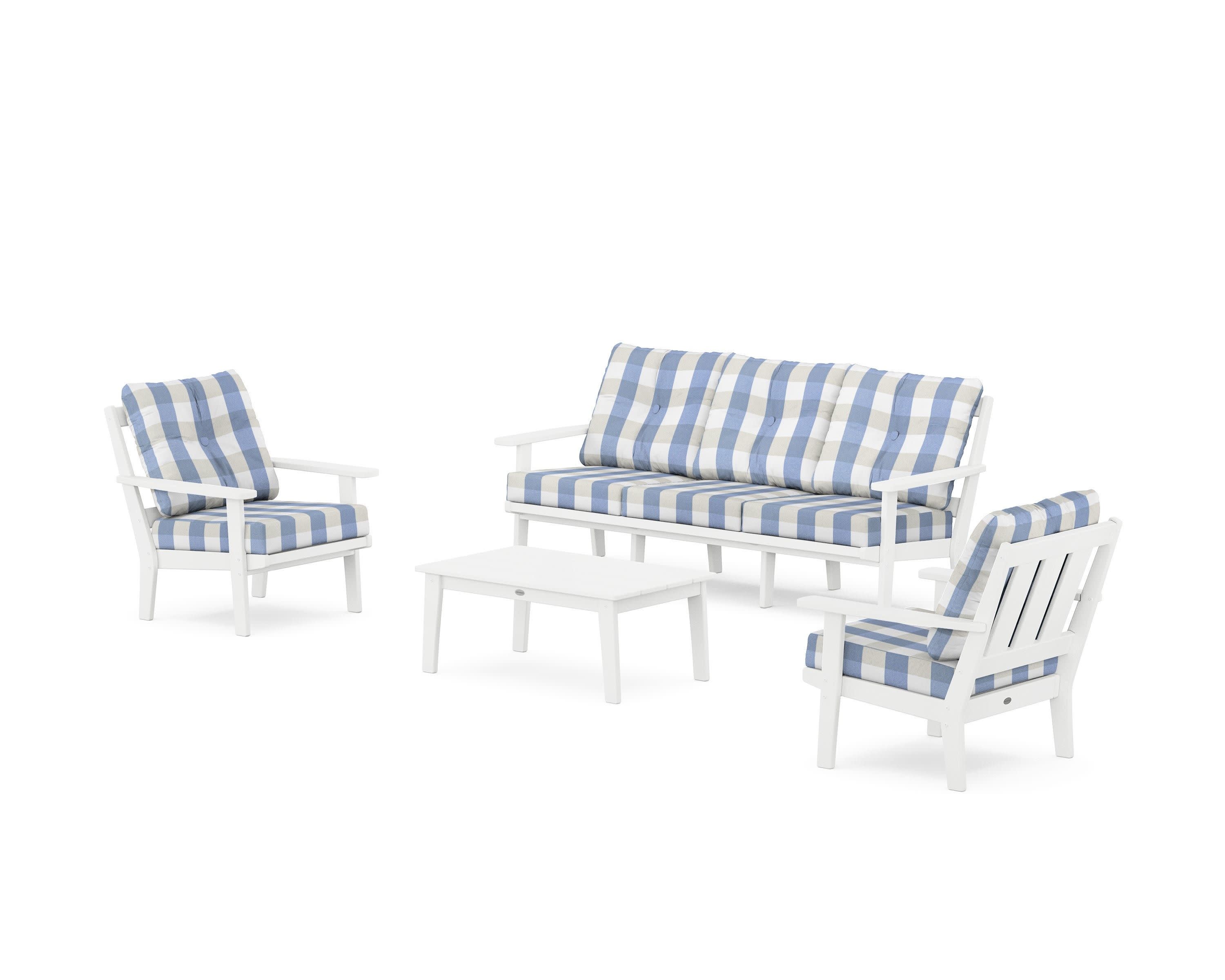Oxford 4-Piece Deep Seating Set with Sofa