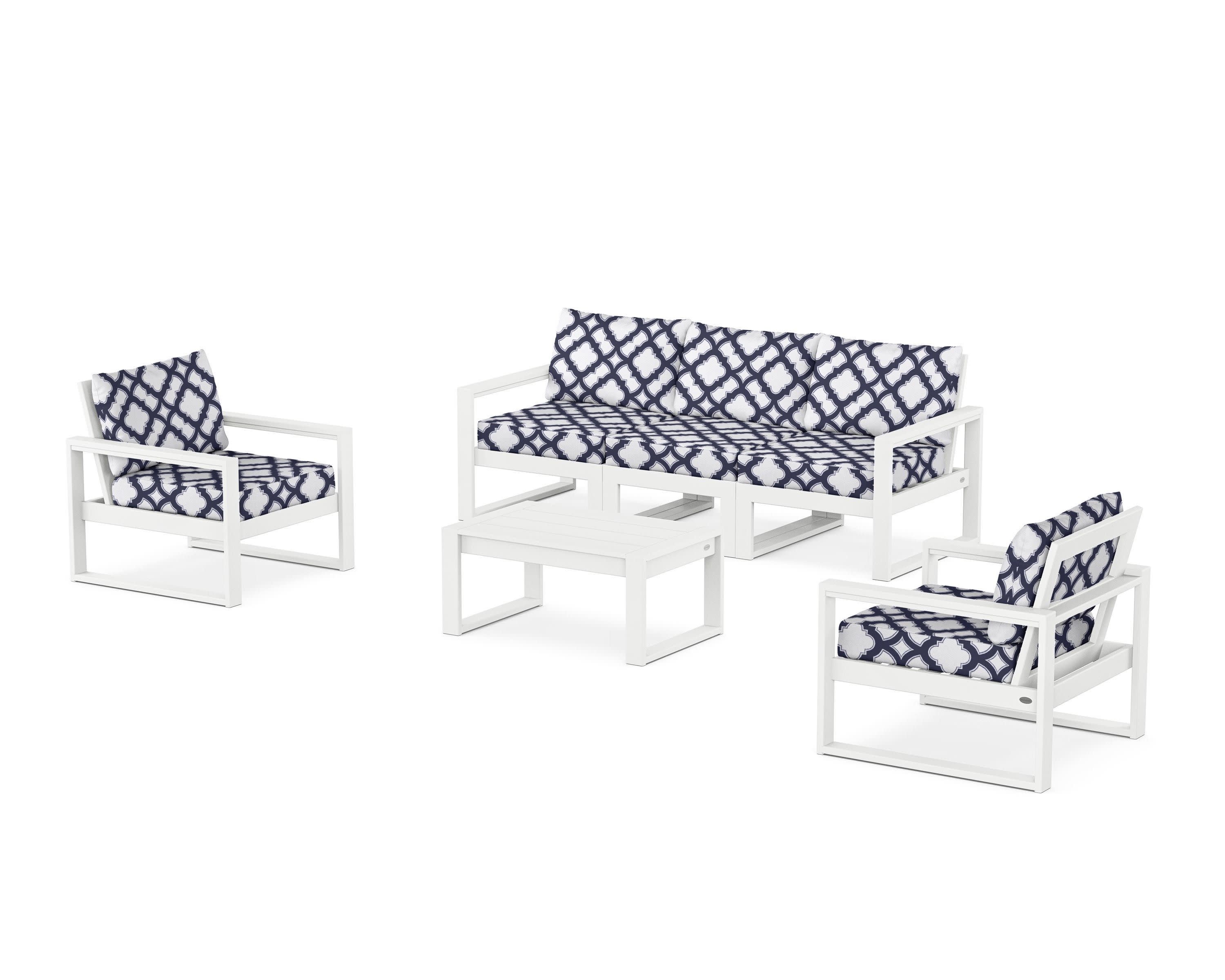 EDGE Sectional 4-Piece Deep Seating Set with Sofa