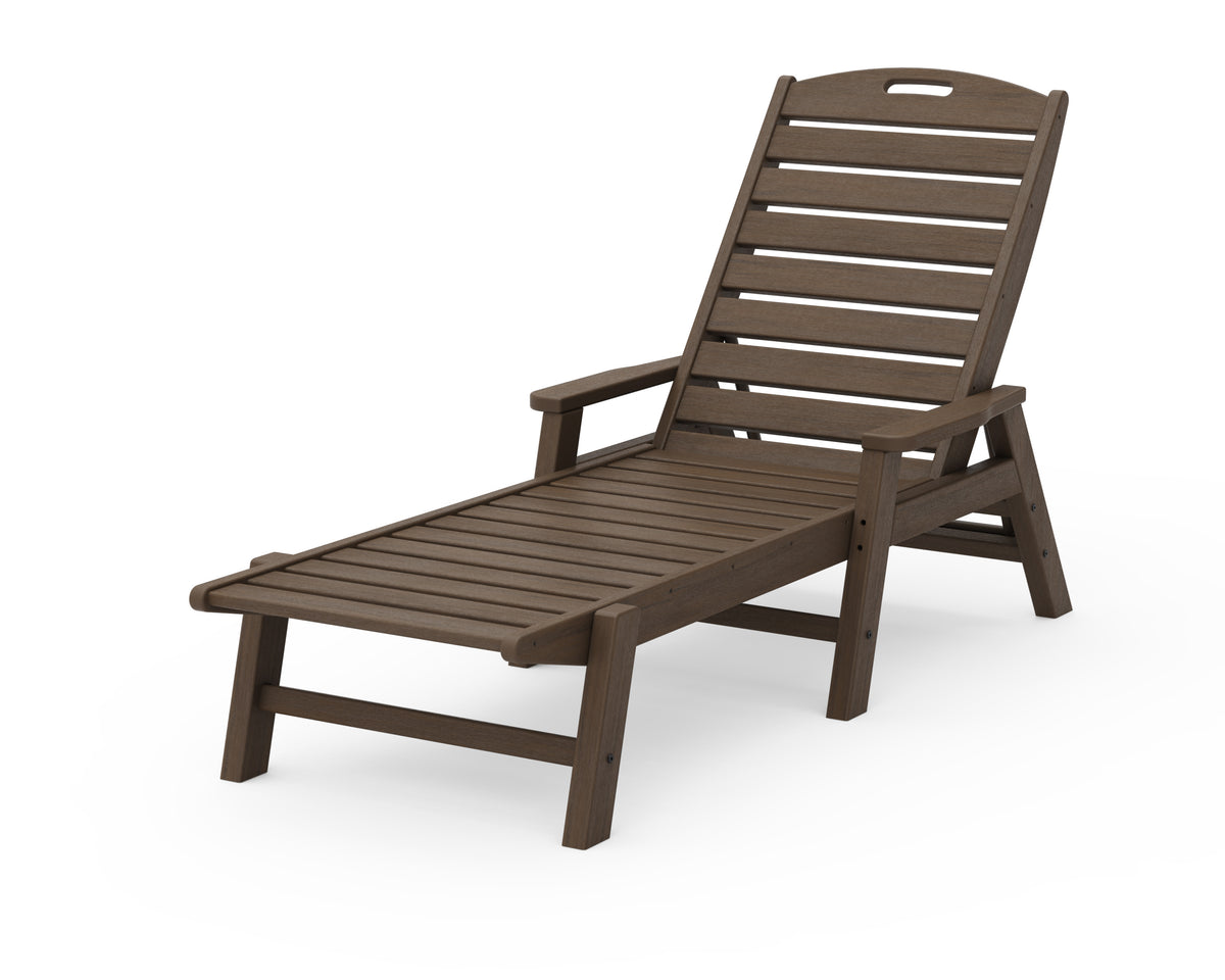 Nautical Chaise with Arms