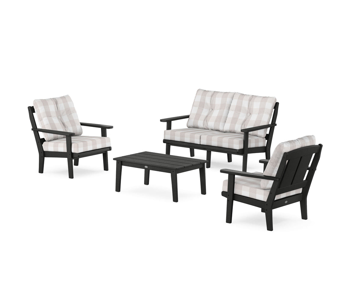 Mission 4-Piece Deep Seating Set with Loveseat